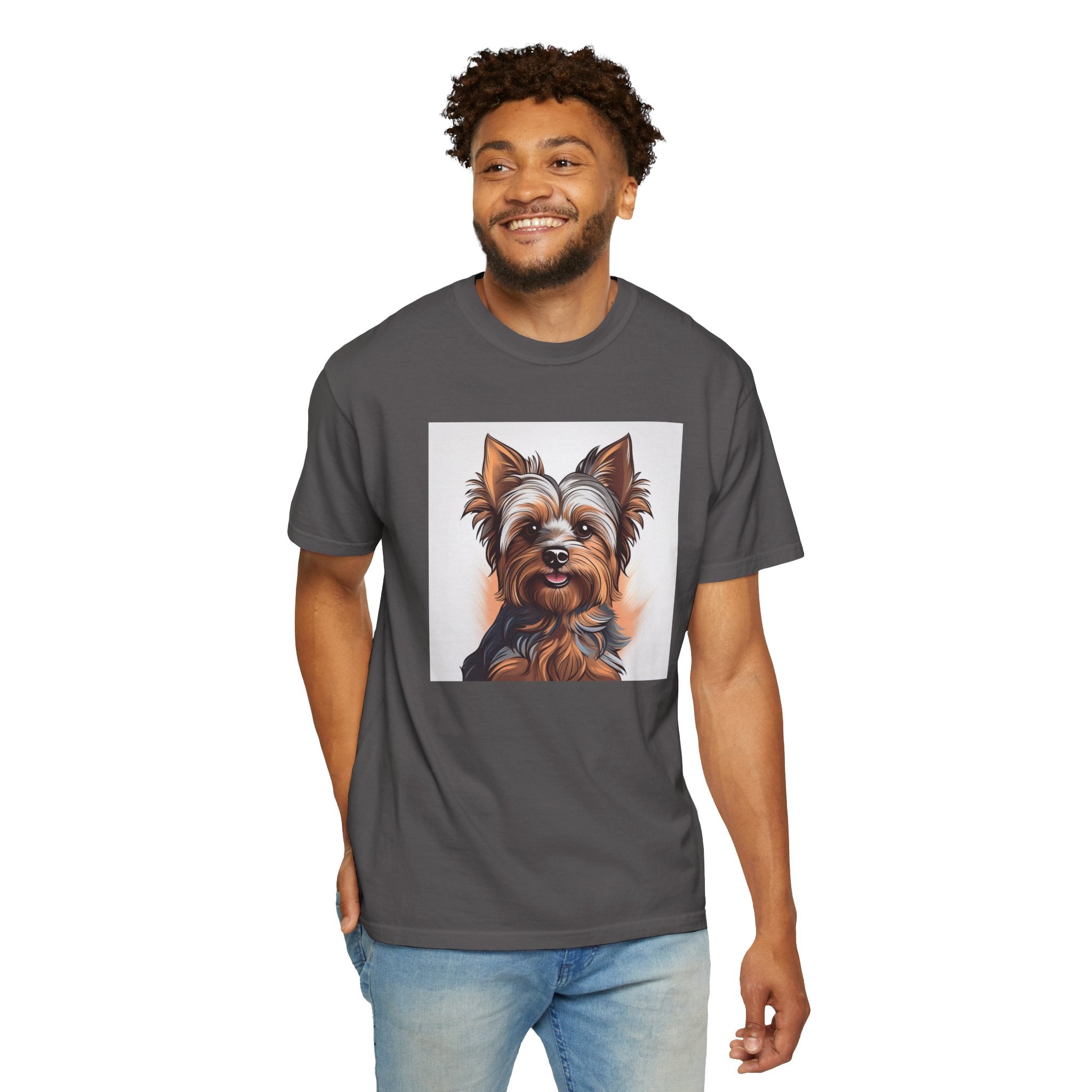 Yorkie Unisex Garment-Dyed T-shirt