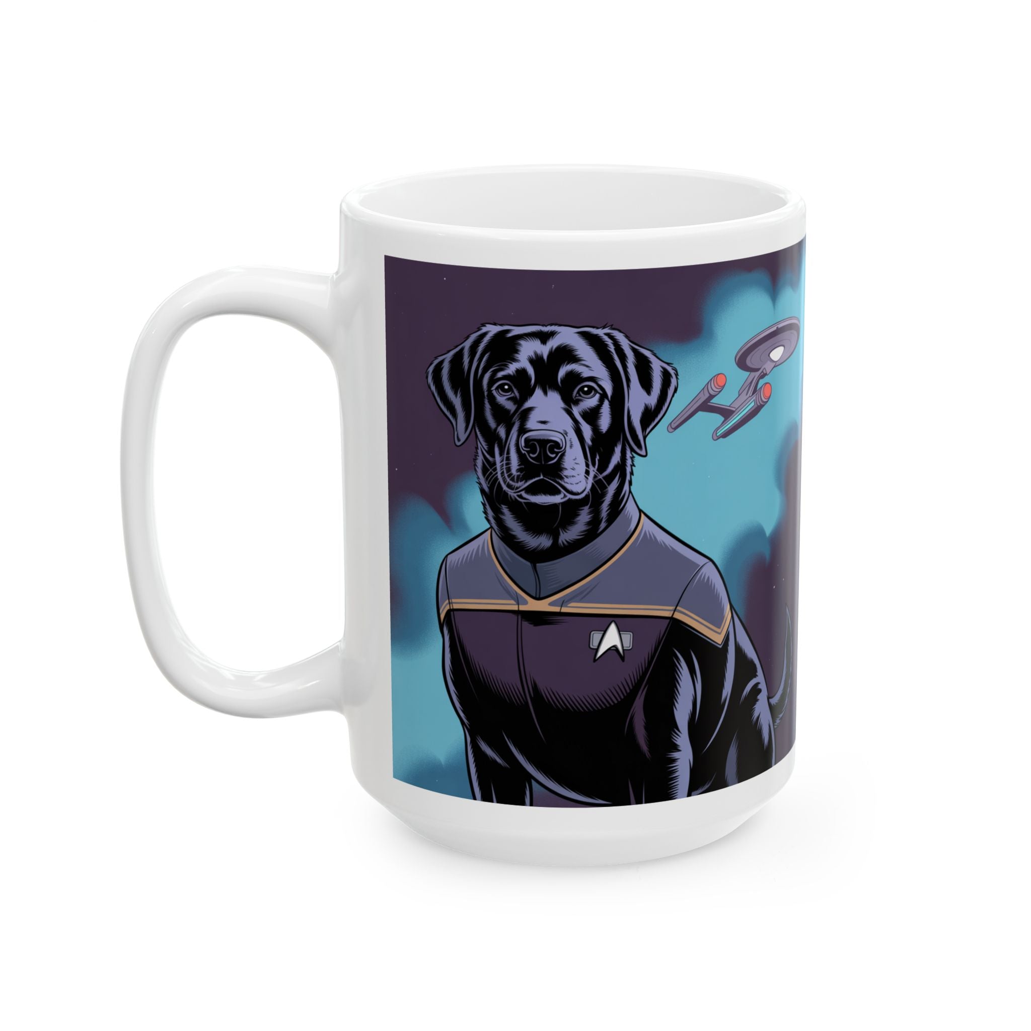 Dog-Fleet Ceramic Mug, (11oz, 15oz)