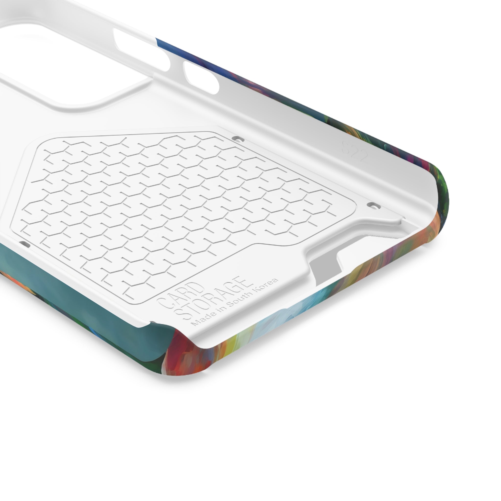 Boxer Rainbow Sky Phone Case with Card Holder