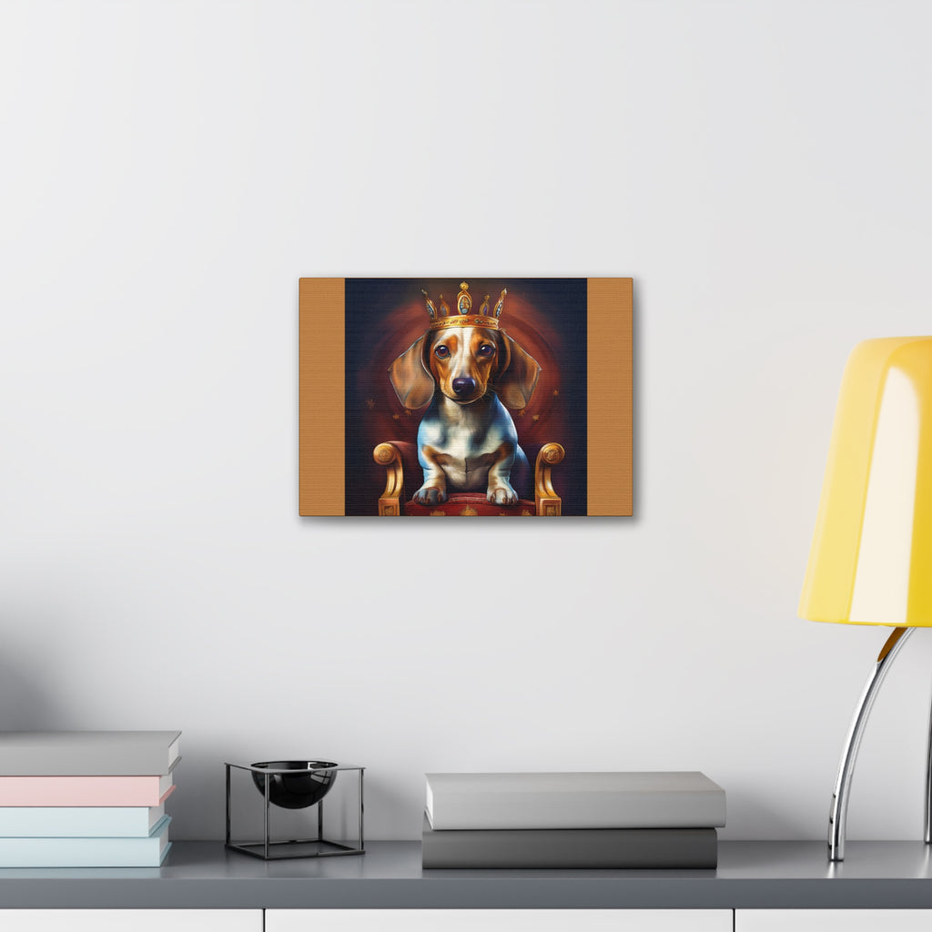 Dachshund Royal Canvas Painting