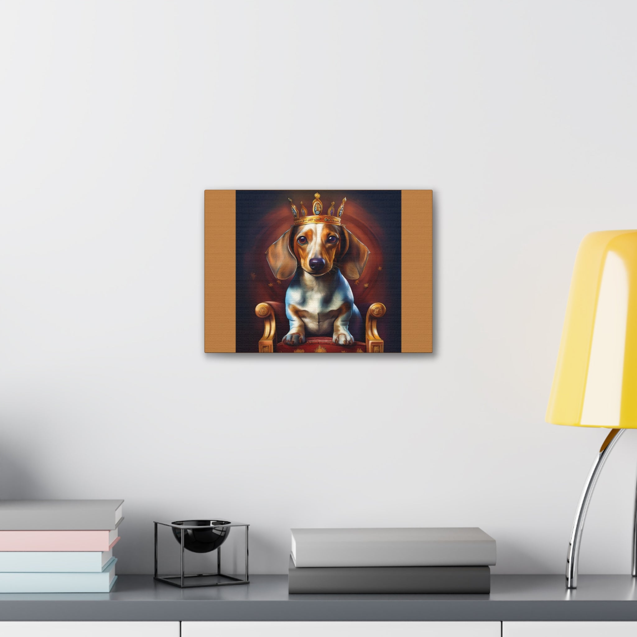 Dachshund Royal Canvas Painting