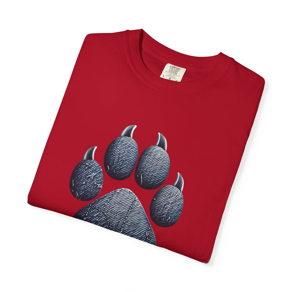 Denim Paw Unisex Garment-Dyed T-shirt