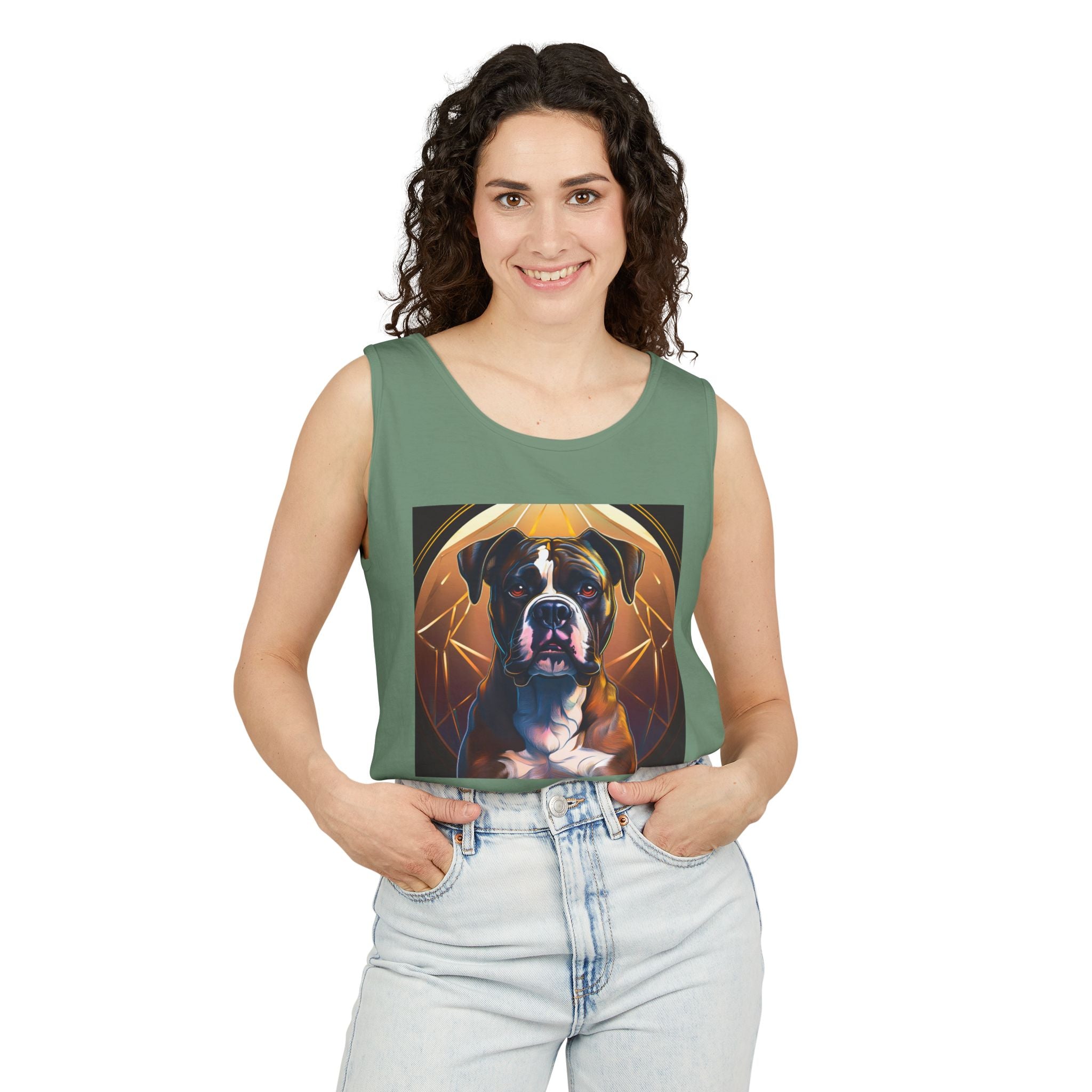 Brindle Gold Boxer Tank Top