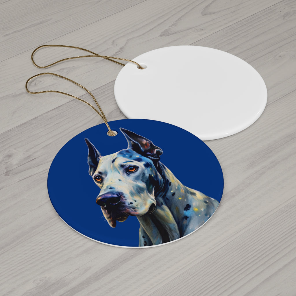 Great Dane Ceramic Ornament