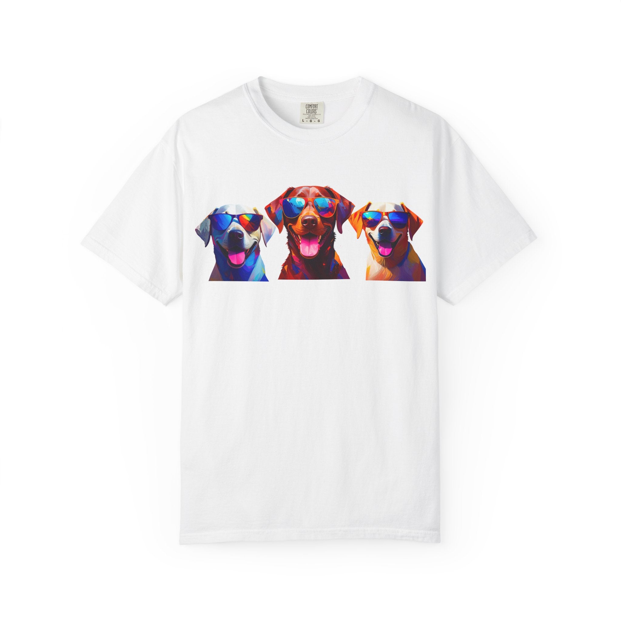 3 Labs Sunglasses Unisex Garment-Dyed T-shirt