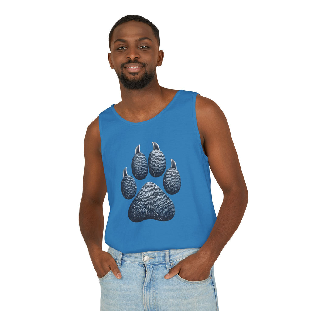 Denim Paw Unisex Tank Top