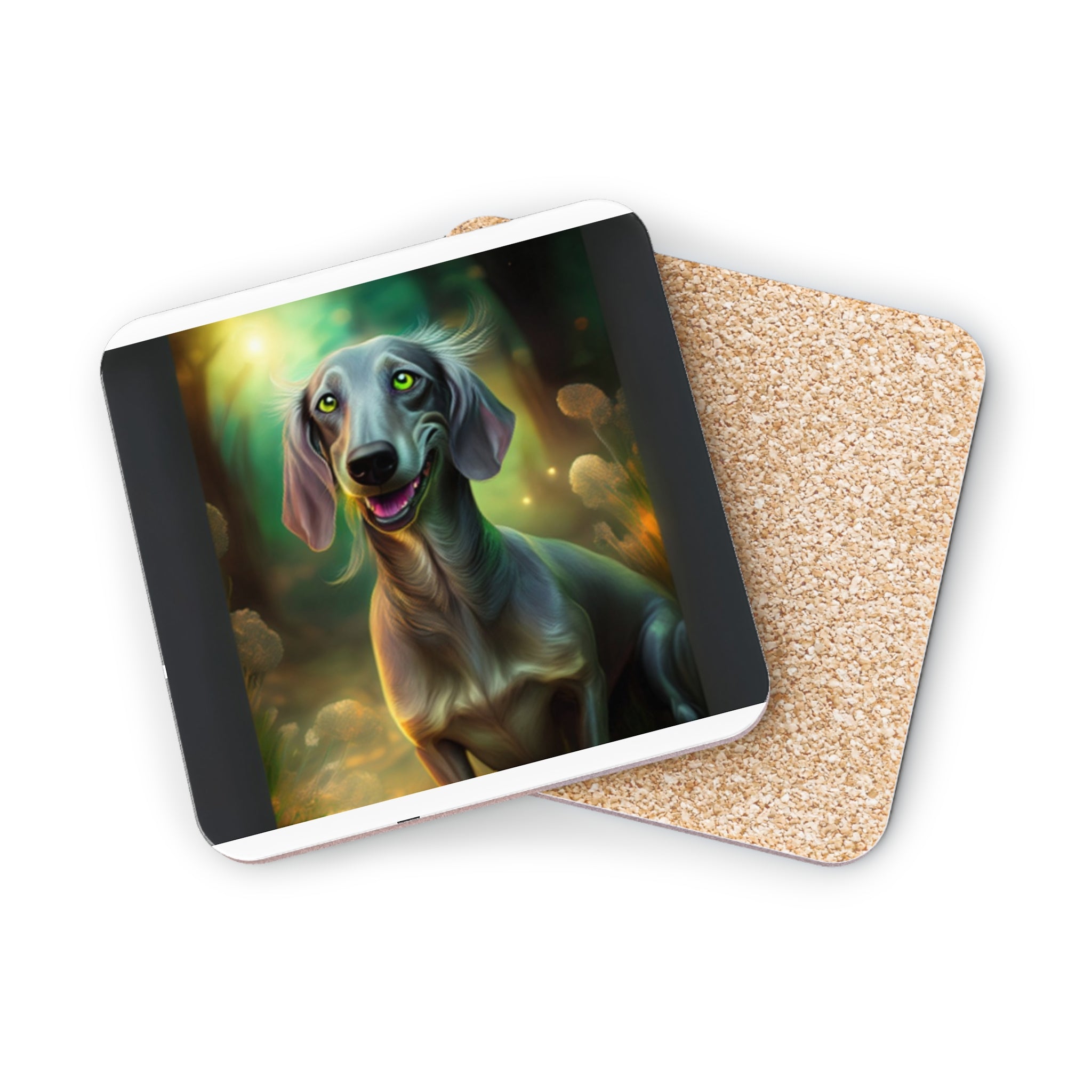 Silver Grey Dachshund Coonhound Coasters