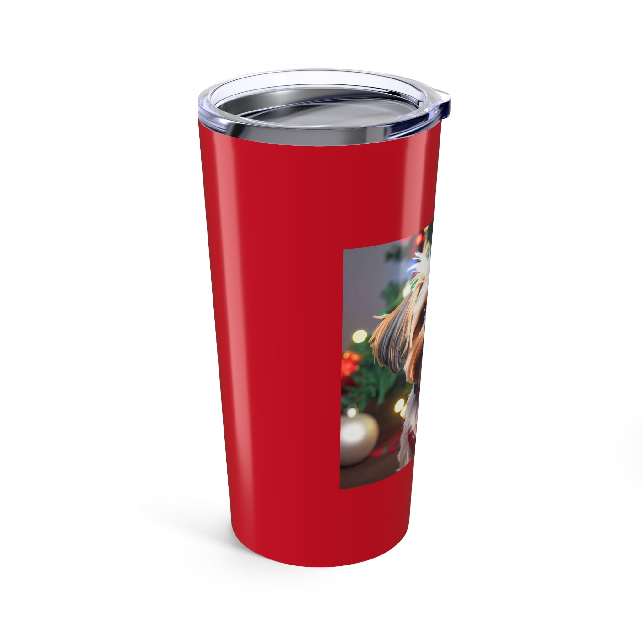 Yorkie Holiday Tumbler 20oz