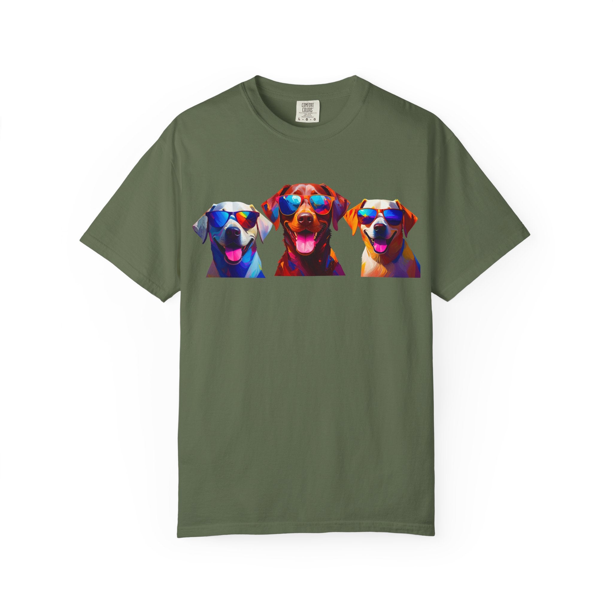 3 Labs Sunglasses Unisex Garment-Dyed T-shirt