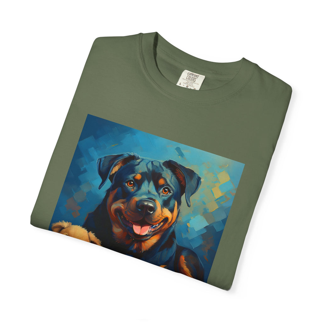 Rottweiler Unisex Garment-Dyed T-shirt