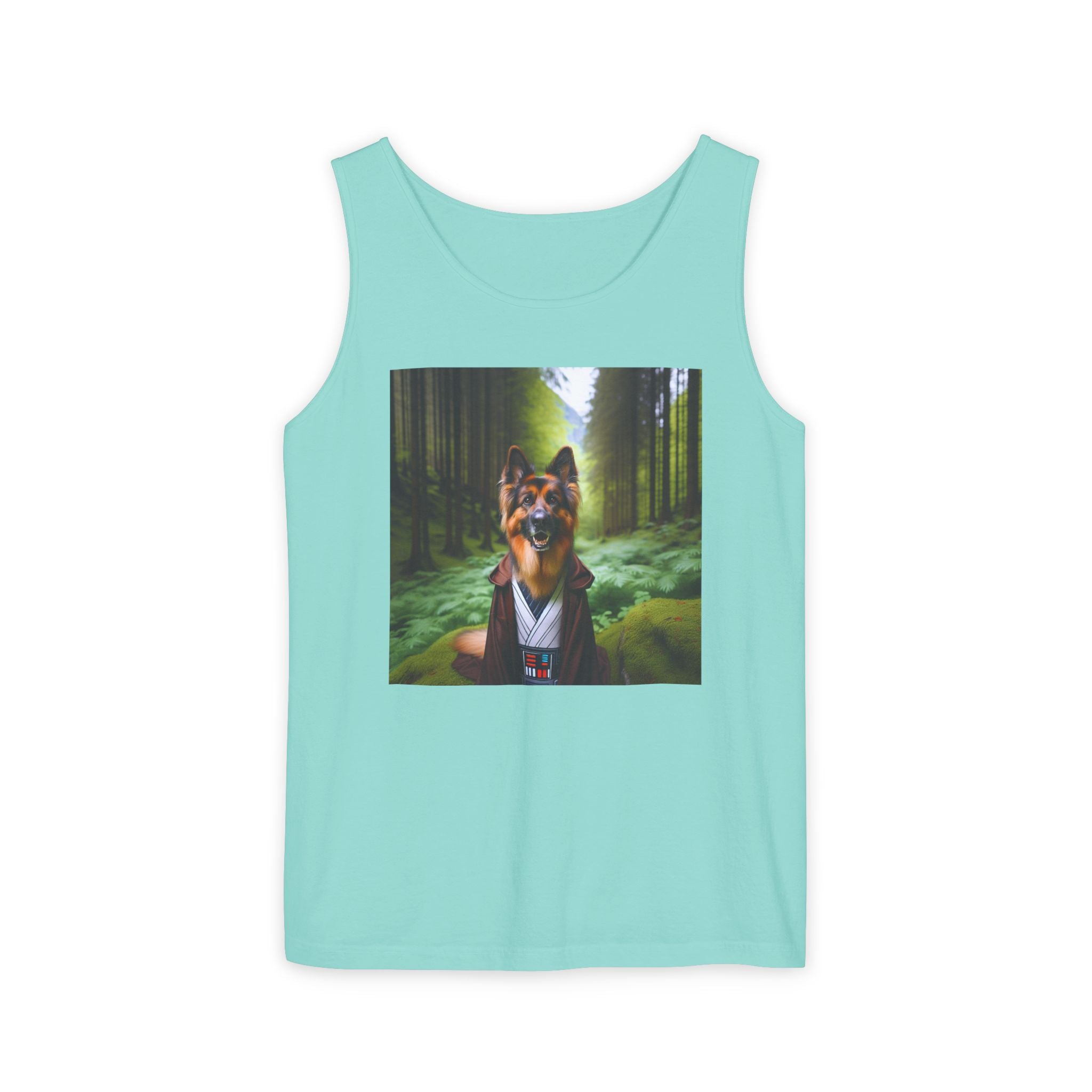 German Shepherd Forest Knight Unisex Tank Top