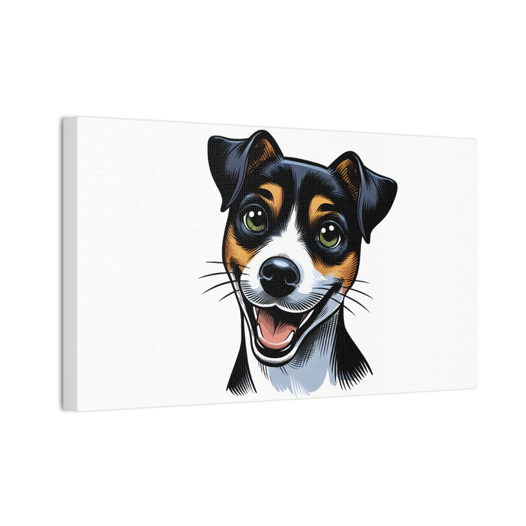 Jack Russel Canvas Stretched, 0.75"