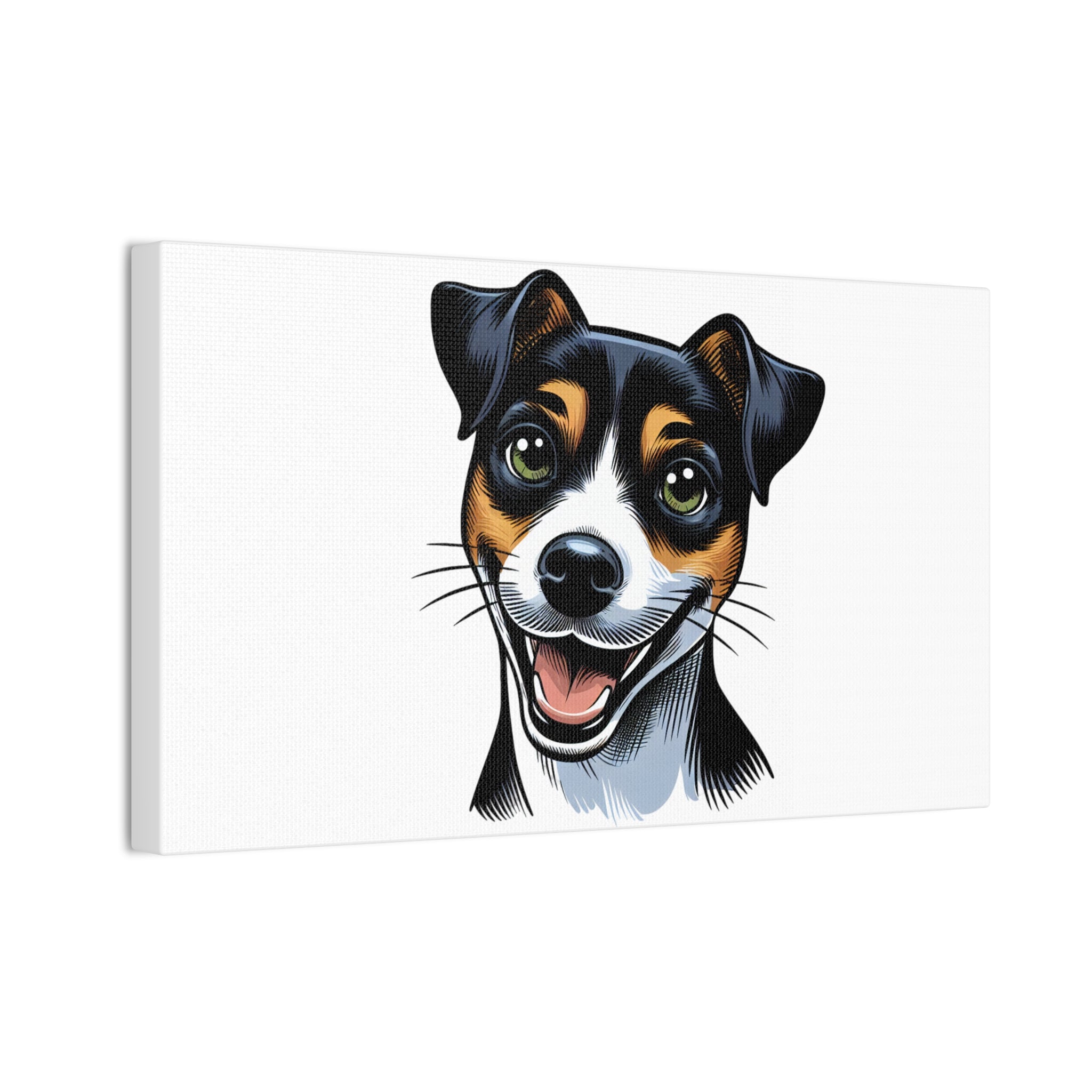 Jack Russel Canvas Stretched, 0.75"