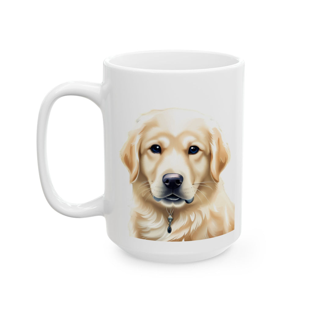 Golden Retriever Ceramic Mug, (11oz, 15oz)