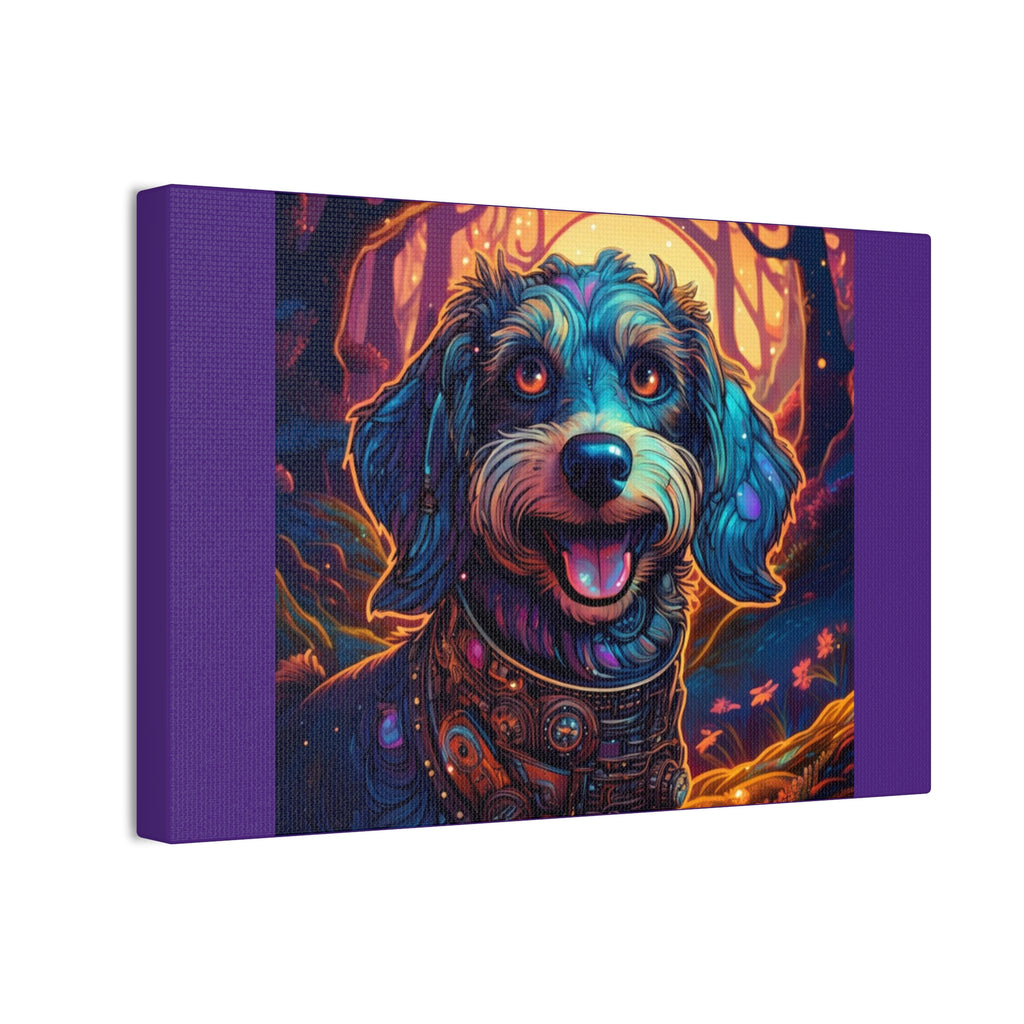 Steampunk Dachshund Stretched, 0.75"