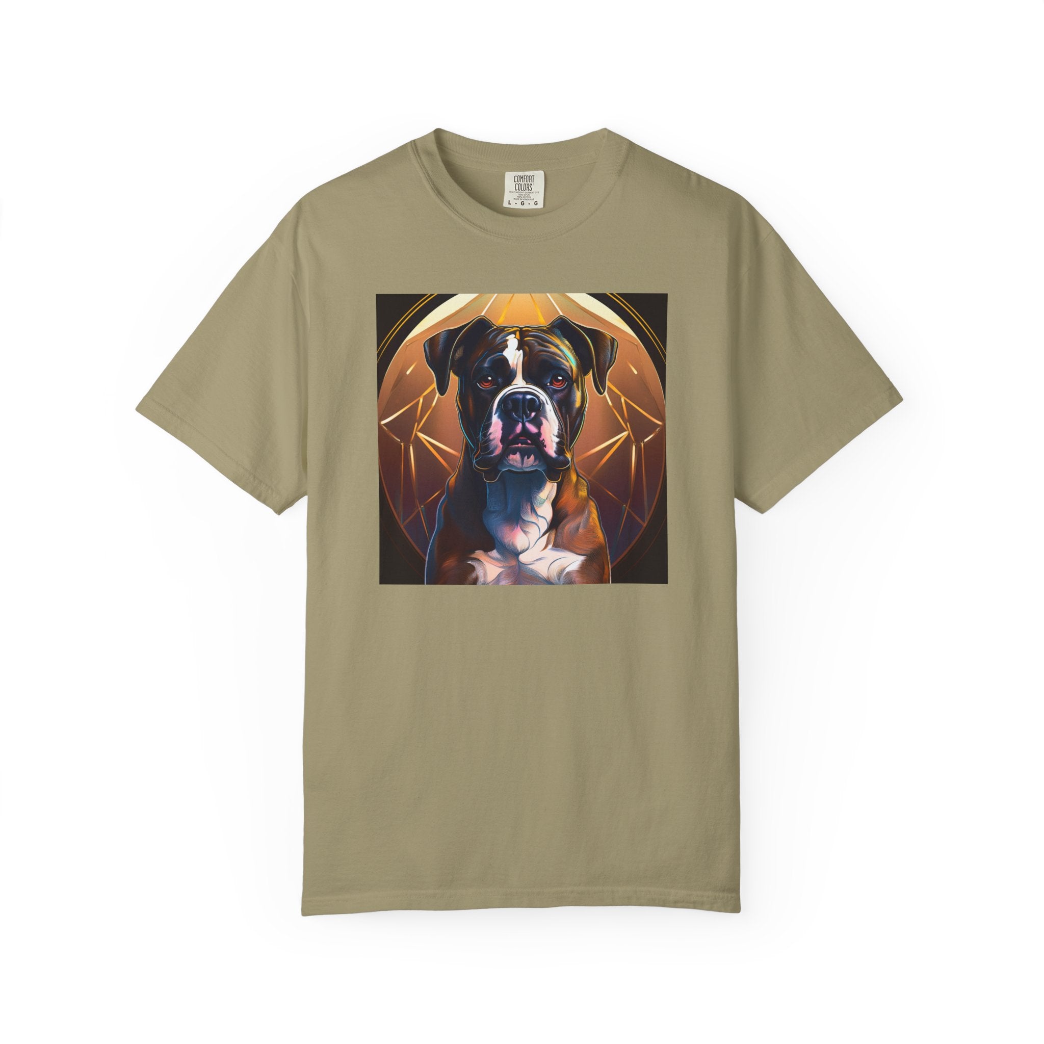 Brindle Gold Boxer Unisex Garment-Dyed T-shirt