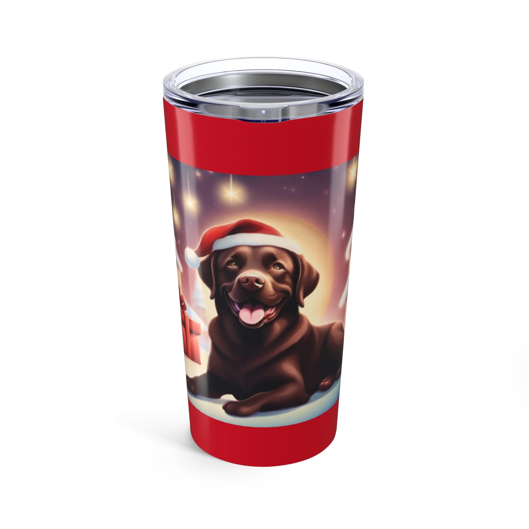 Chocolate Lab Holiday Tumbler 20oz