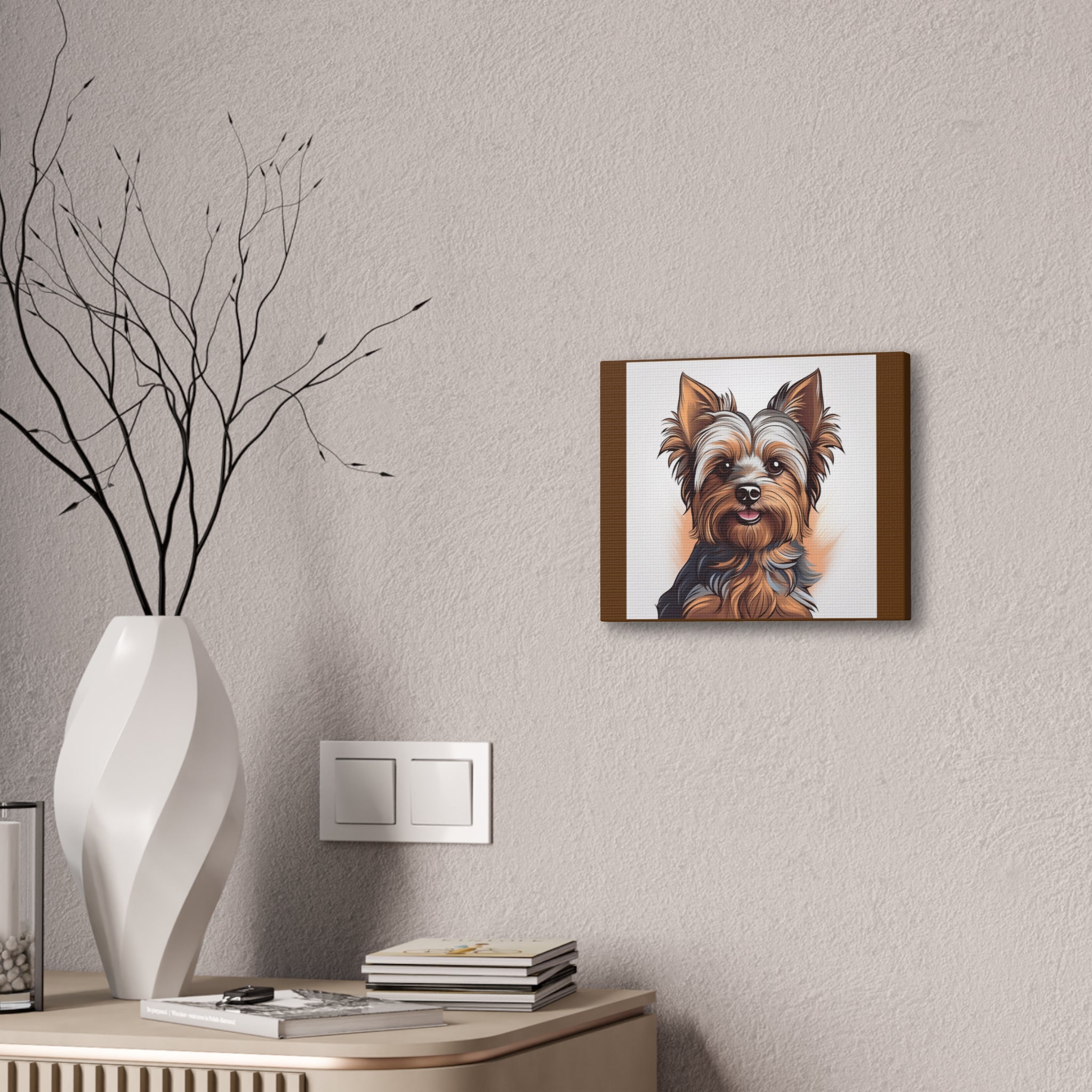 Yorkie Stretched, 0.75"