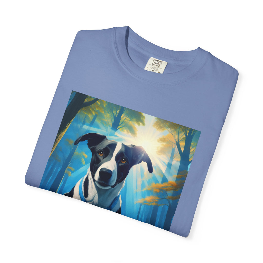 Coonhound Forest Unisex Garment-Dyed T-shirt