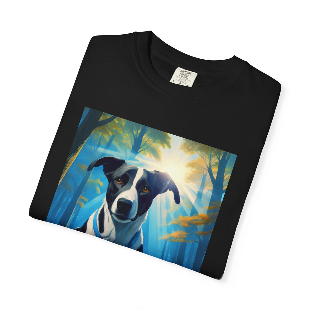 Coonhound Forest Unisex Garment-Dyed T-shirt