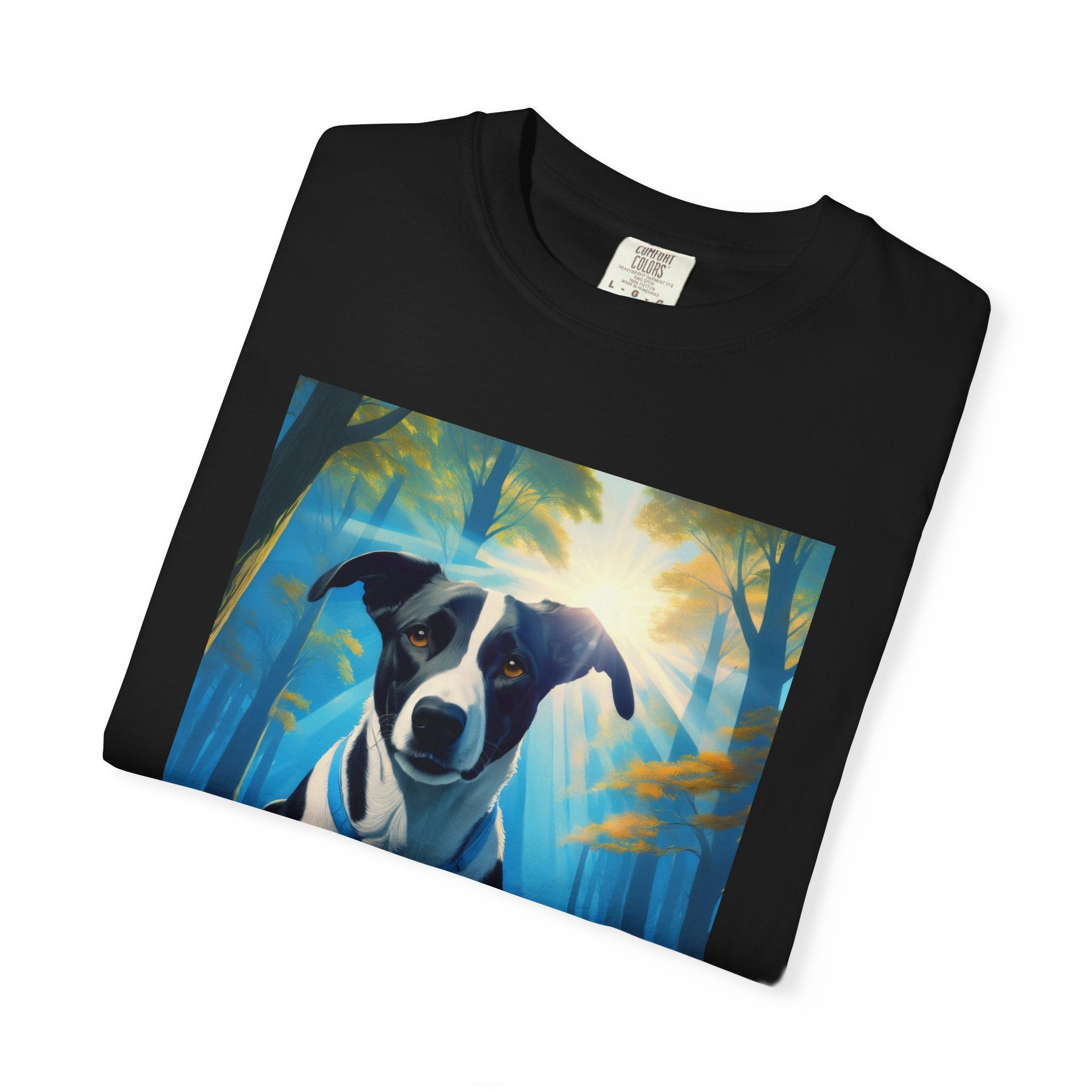 Coonhound Forest Unisex Garment-Dyed T-shirt