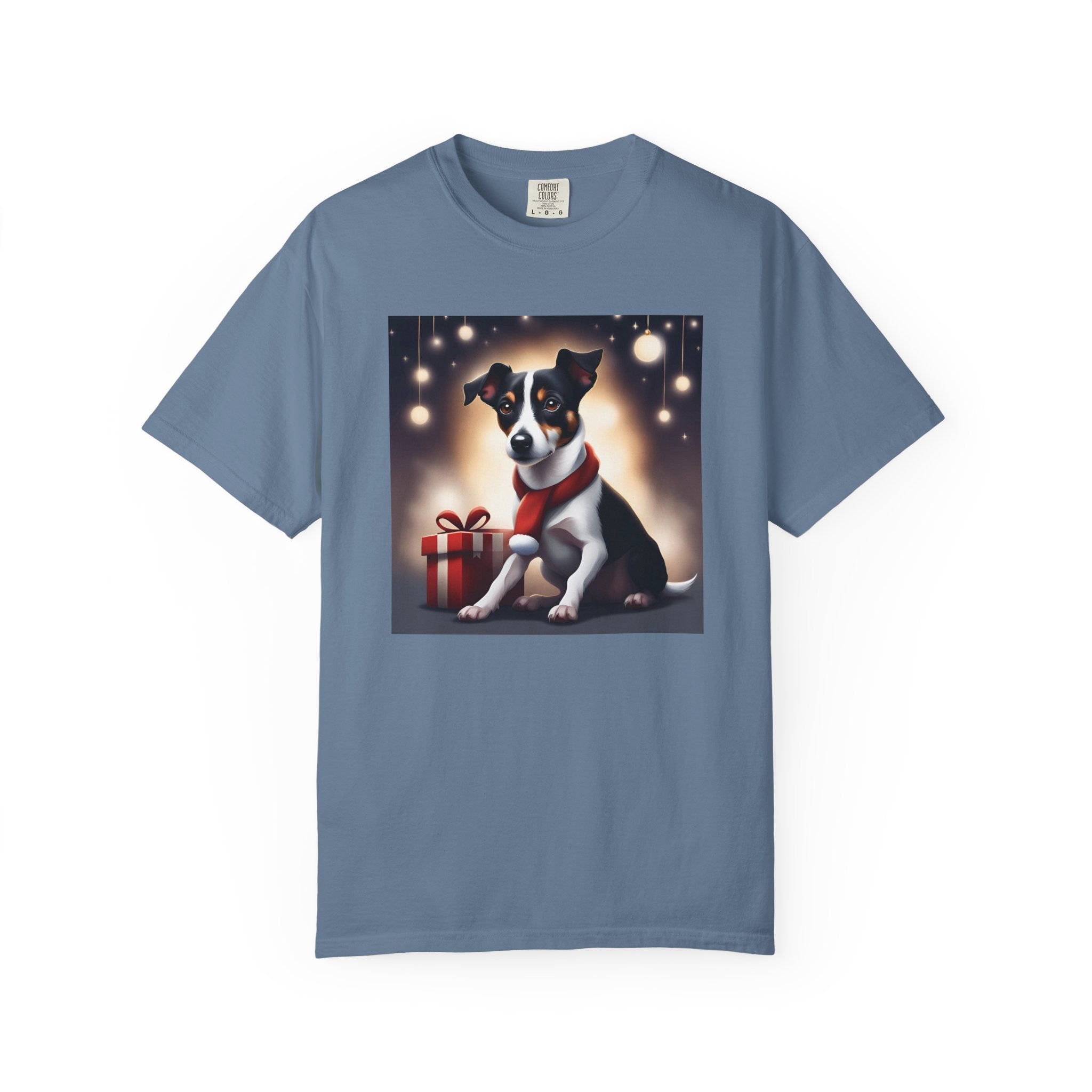 Jack Russel Holiday Unisex Garment-Dyed T-shirt
