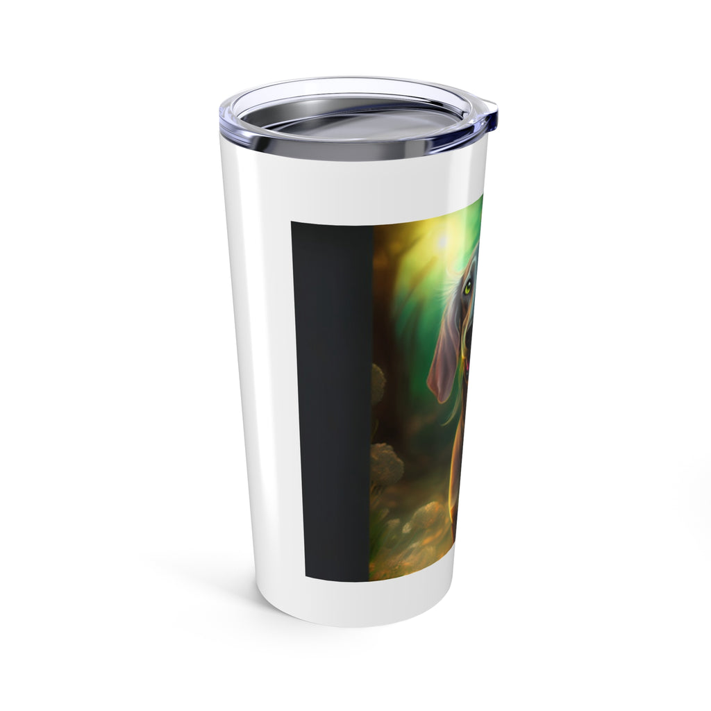 Dachshund Silver/Grey Tumbler 20oz