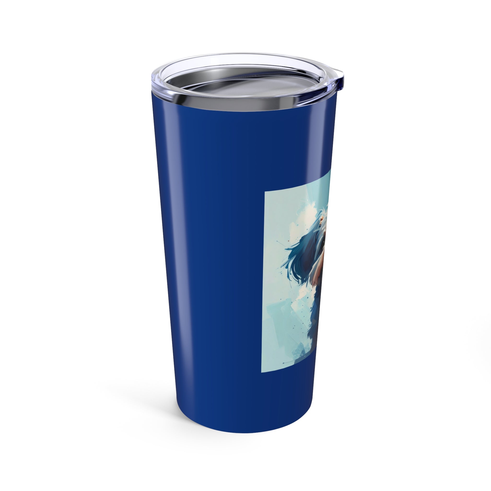 White Frost Yorkie Tumbler 20oz