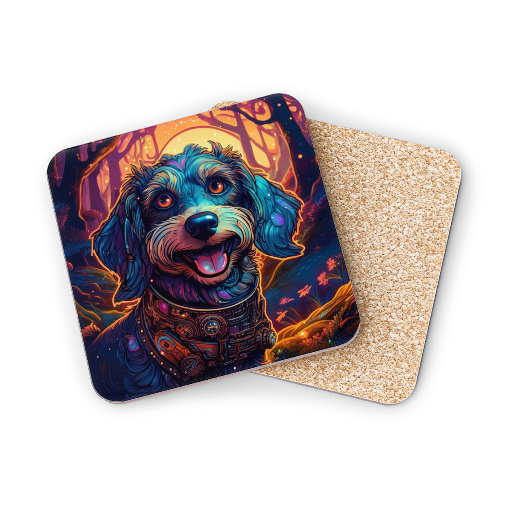 Steampunk Dachshund Coasters