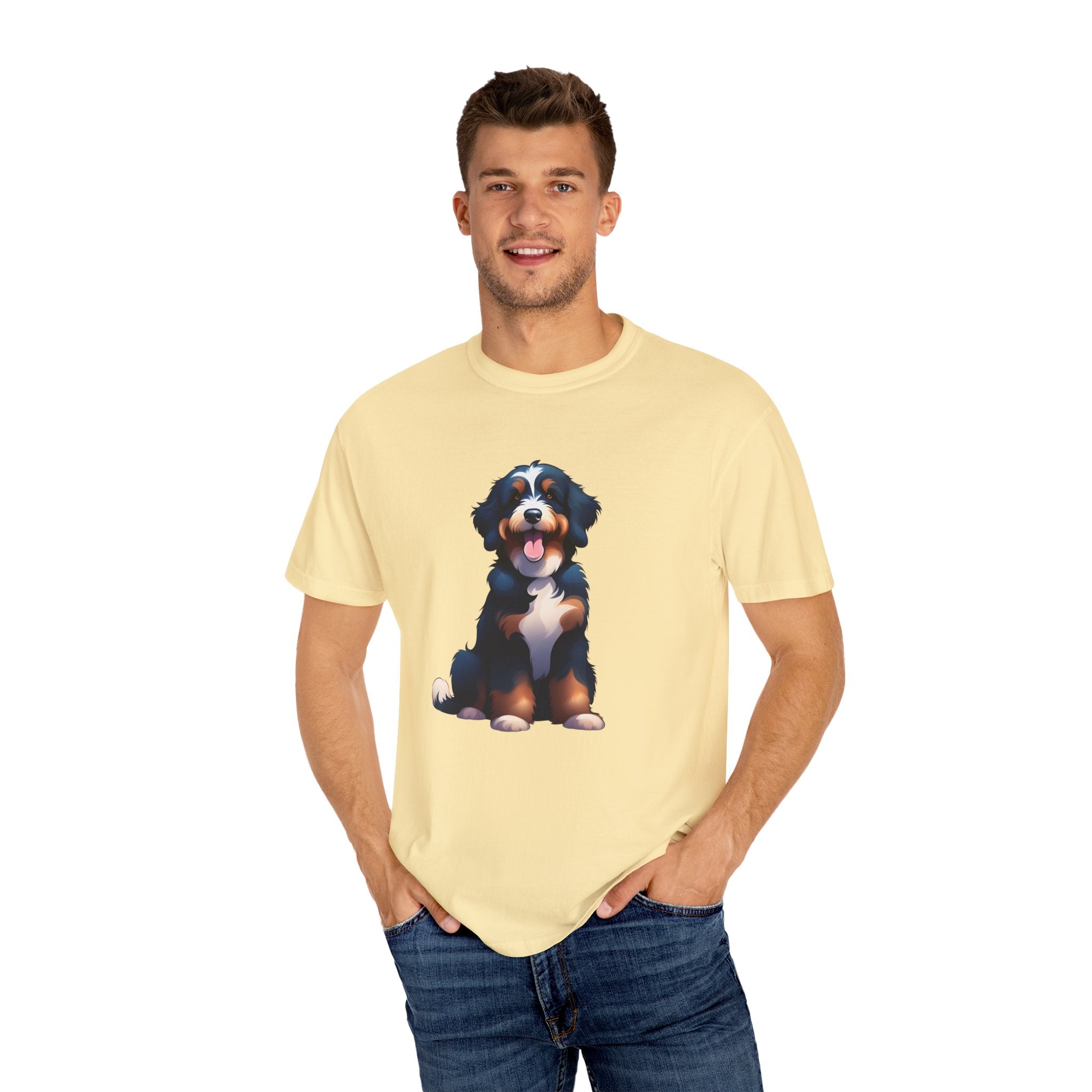 Bernedoodle Unisex Garment-Dyed T-shirt