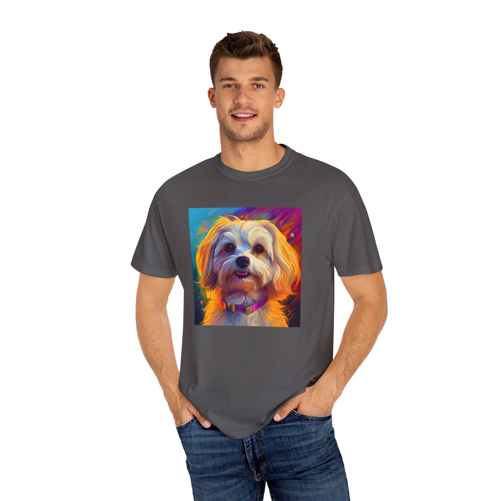 Havanese Unisex Garment-Dyed T-shirt