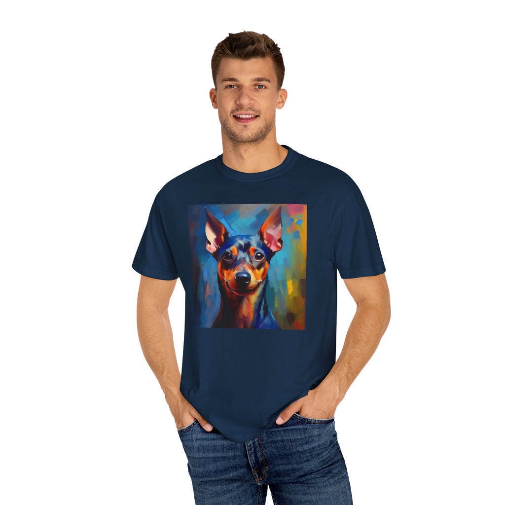 Miniature Pinscher Unisex Garment-Dyed T-shirt