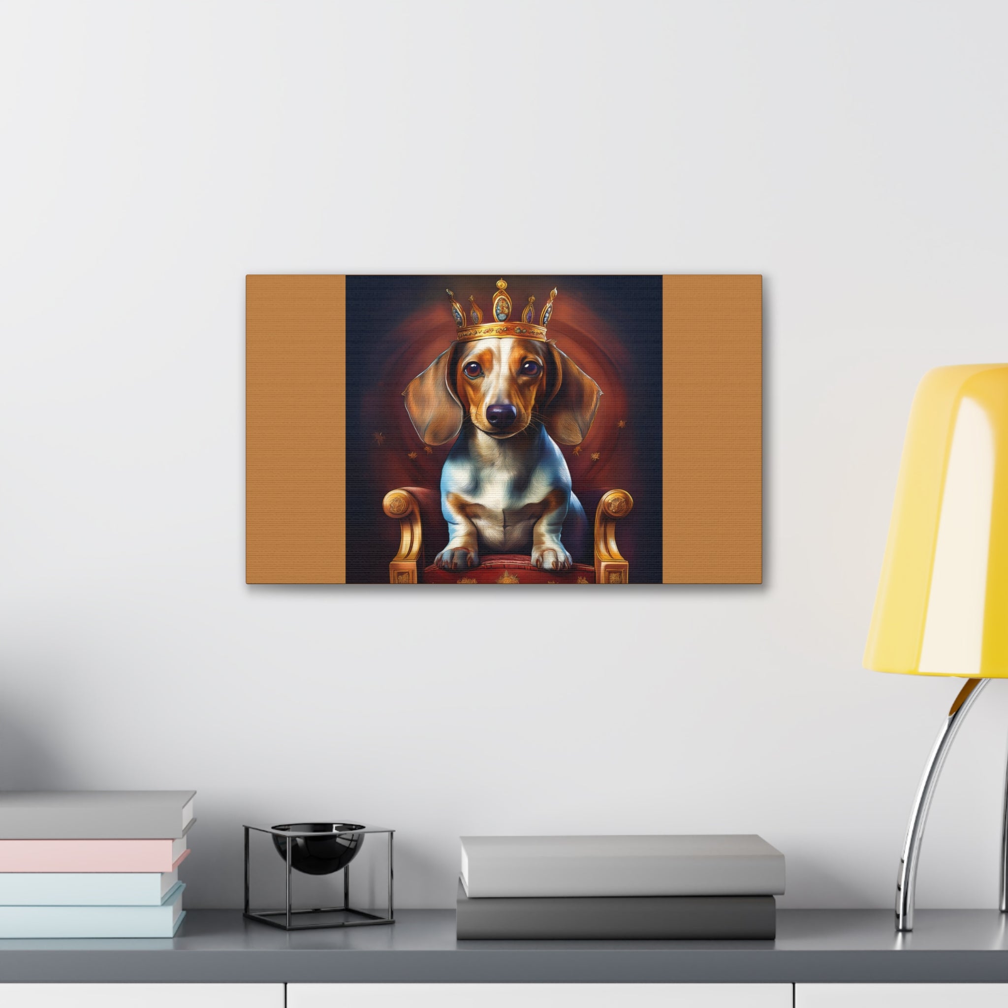 Dachshund Royal Canvas Painting