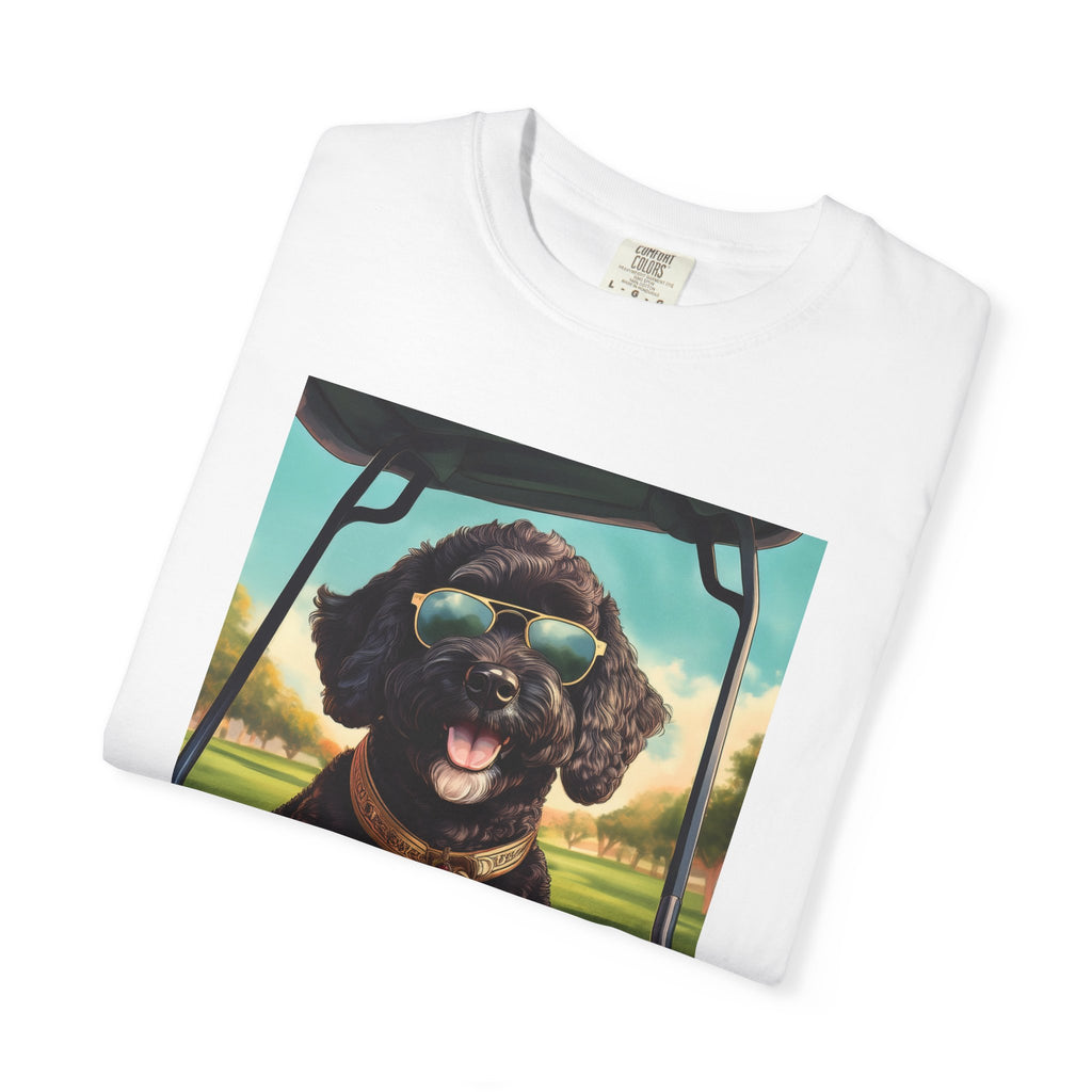 Doodle Golf Cart Unisex Garment-Dyed T-shirt