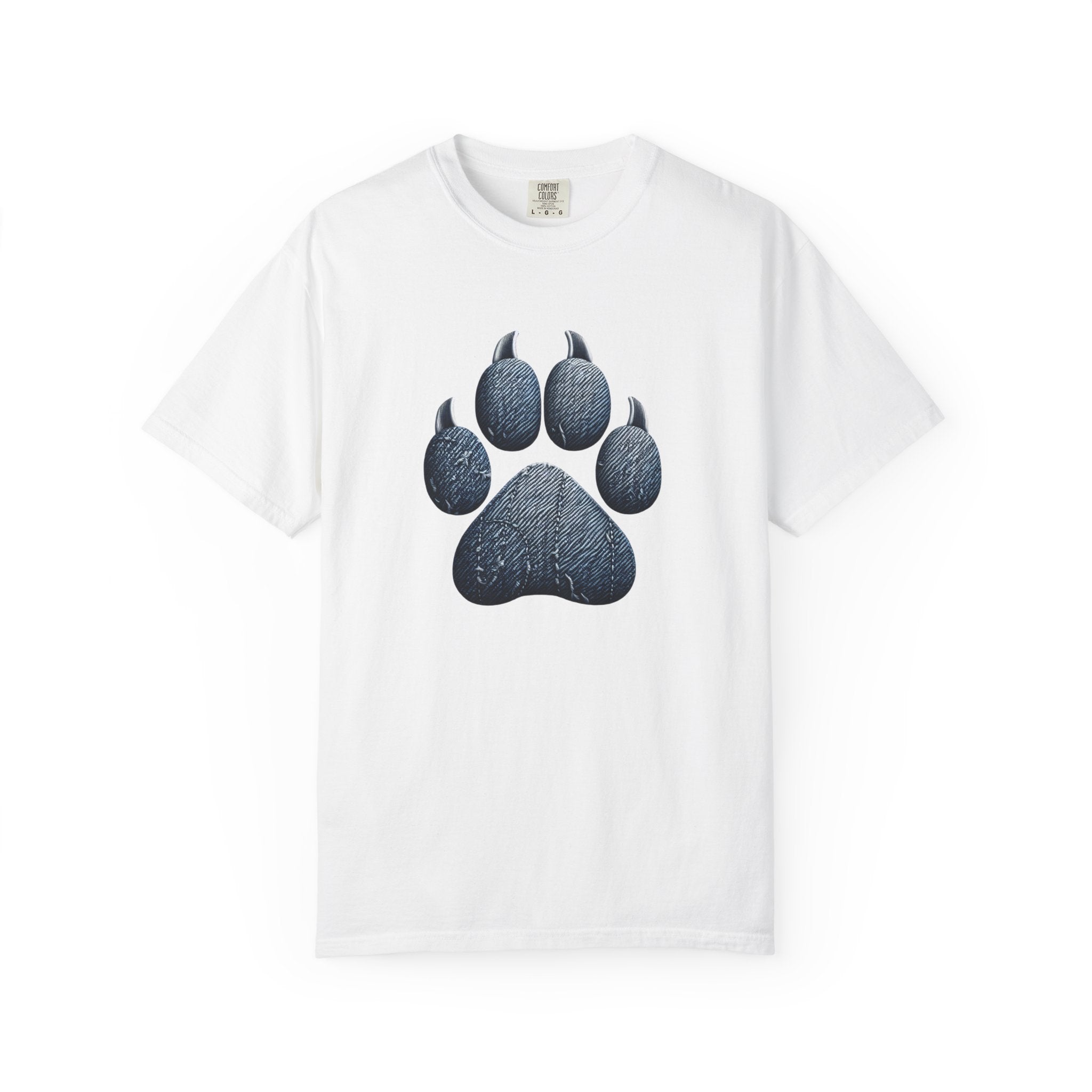 Denim Paw Unisex Garment-Dyed T-shirt