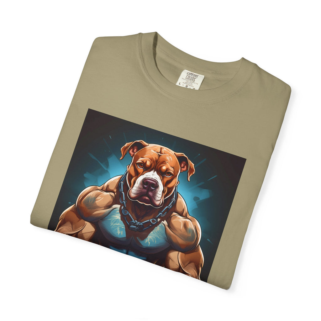 Pitbull Body Builder Unisex Garment-Dyed T-shirt
