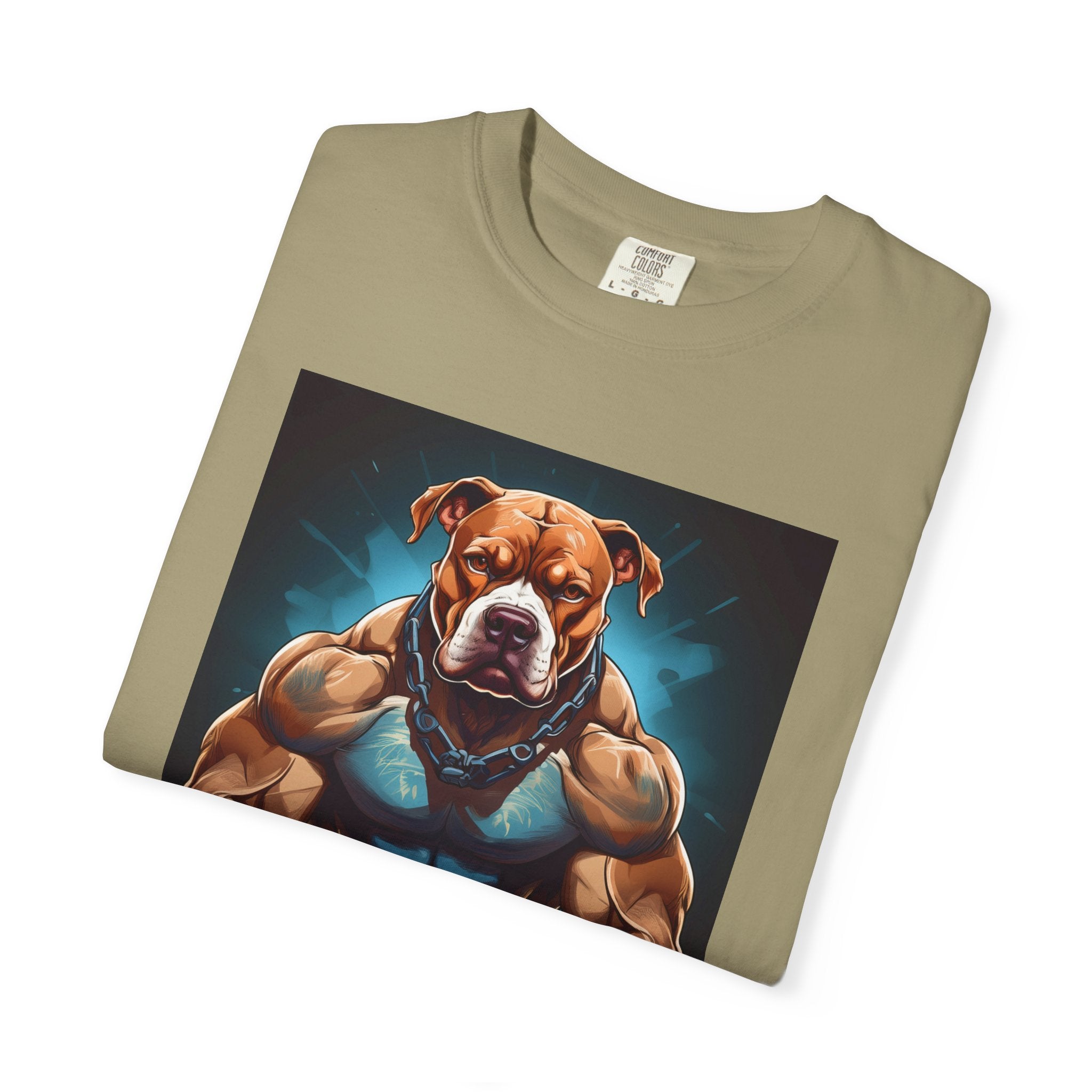 Pitbull Body Builder Unisex Garment-Dyed T-shirt
