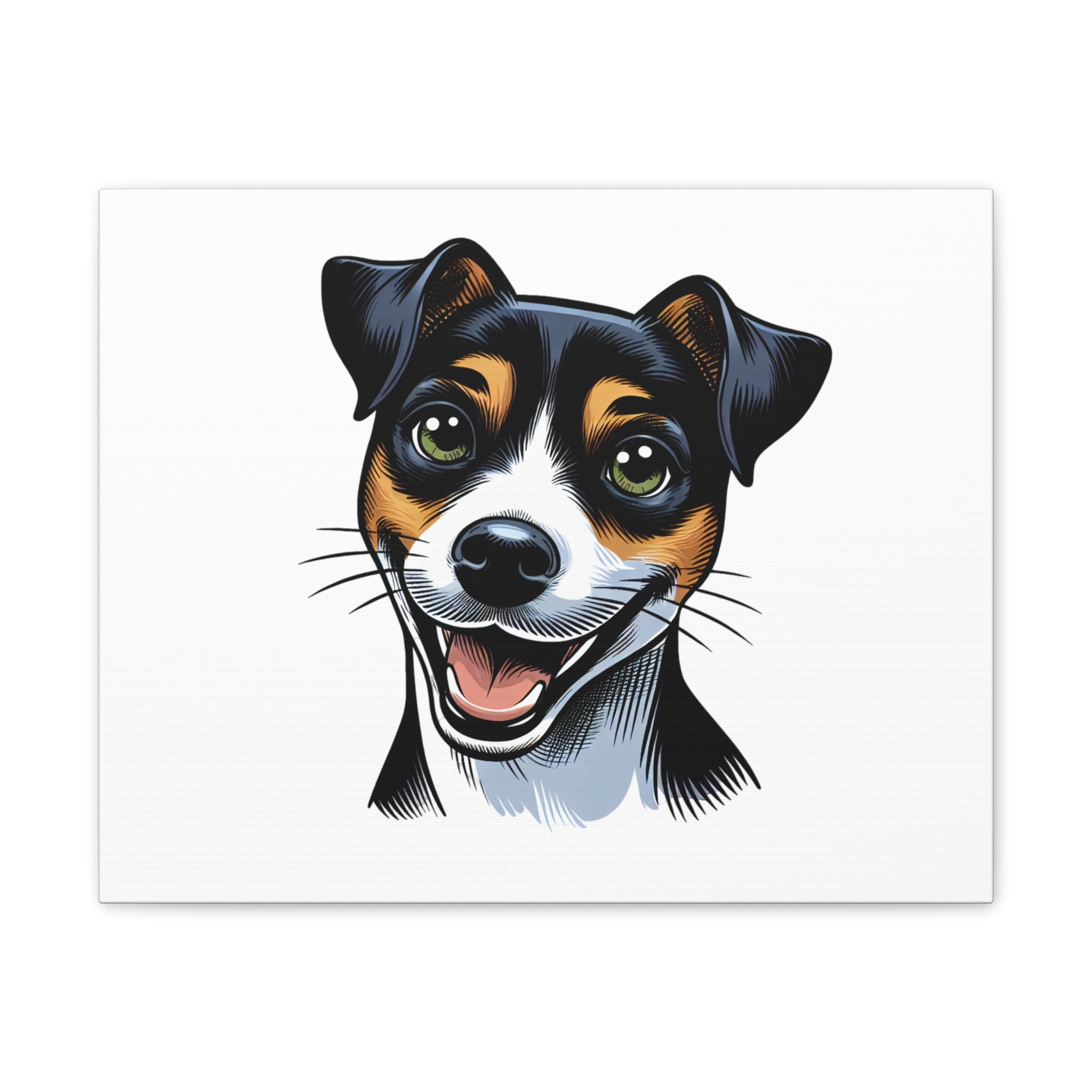 Jack Russel Canvas Stretched, 0.75"