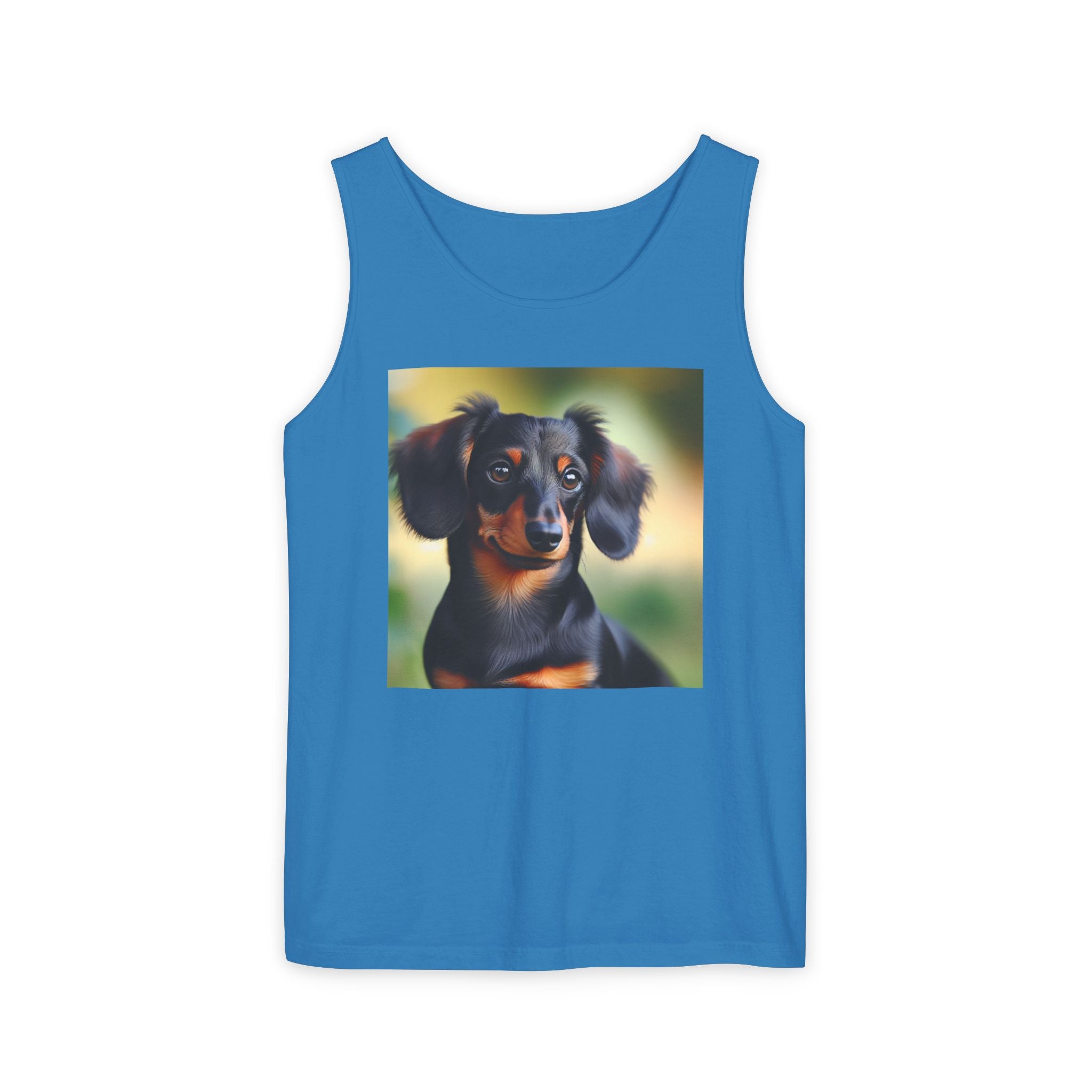 Black/Brown Dachshund Unisex Tank Top