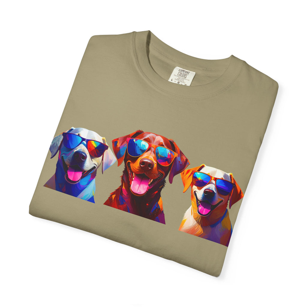 3 Labs Sunglasses Unisex Garment-Dyed T-shirt