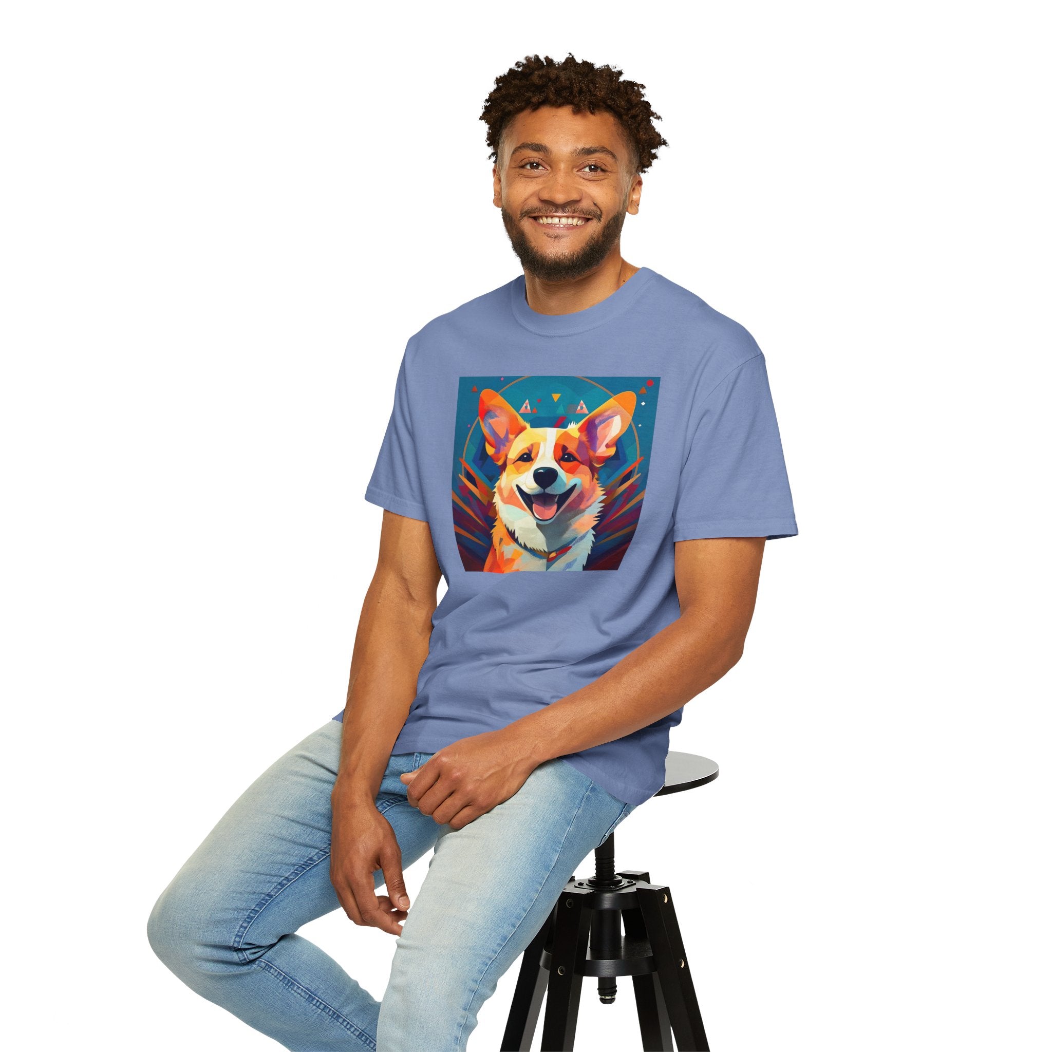 Corgi Unisex Garment-Dyed T-shirt