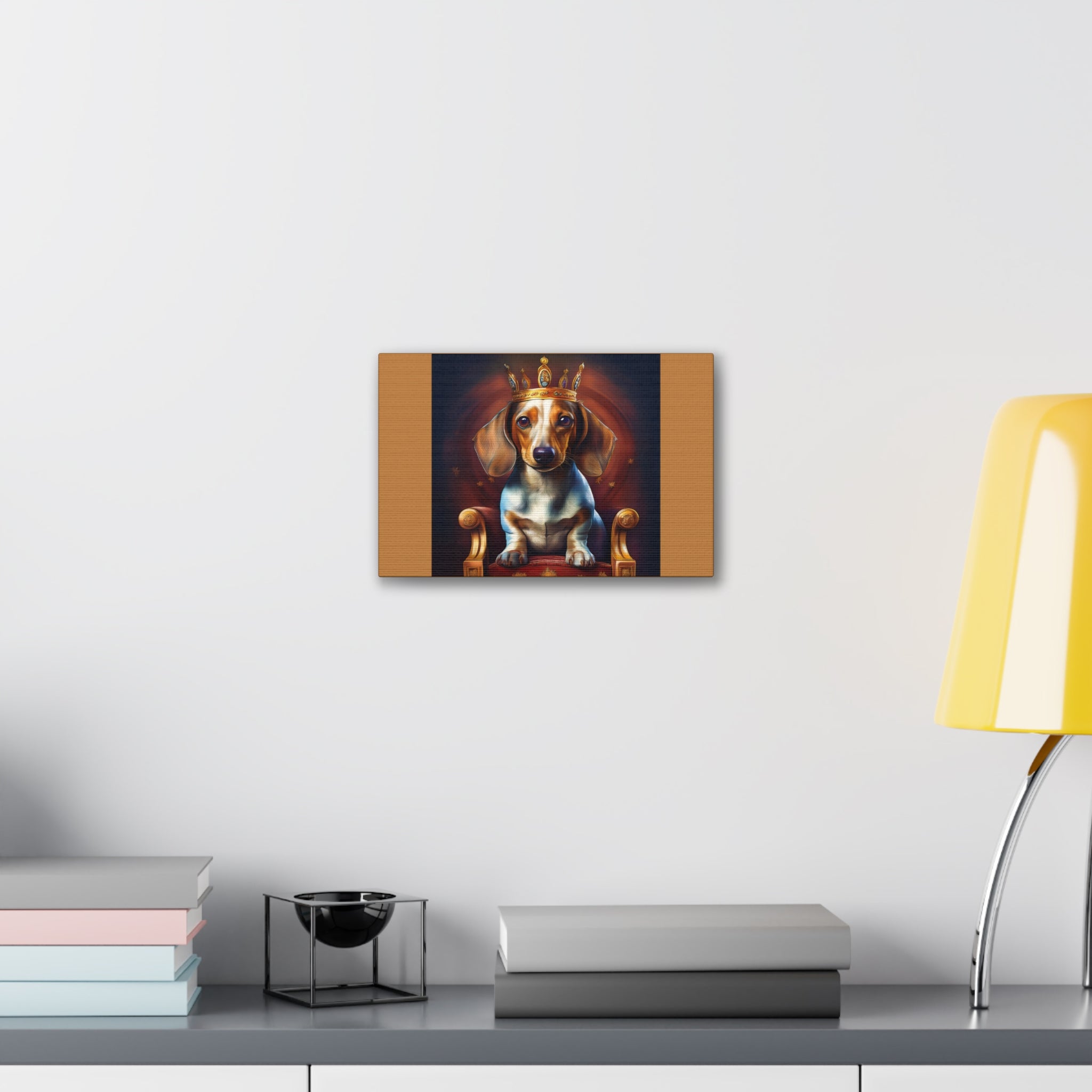 Dachshund Royal Canvas Painting