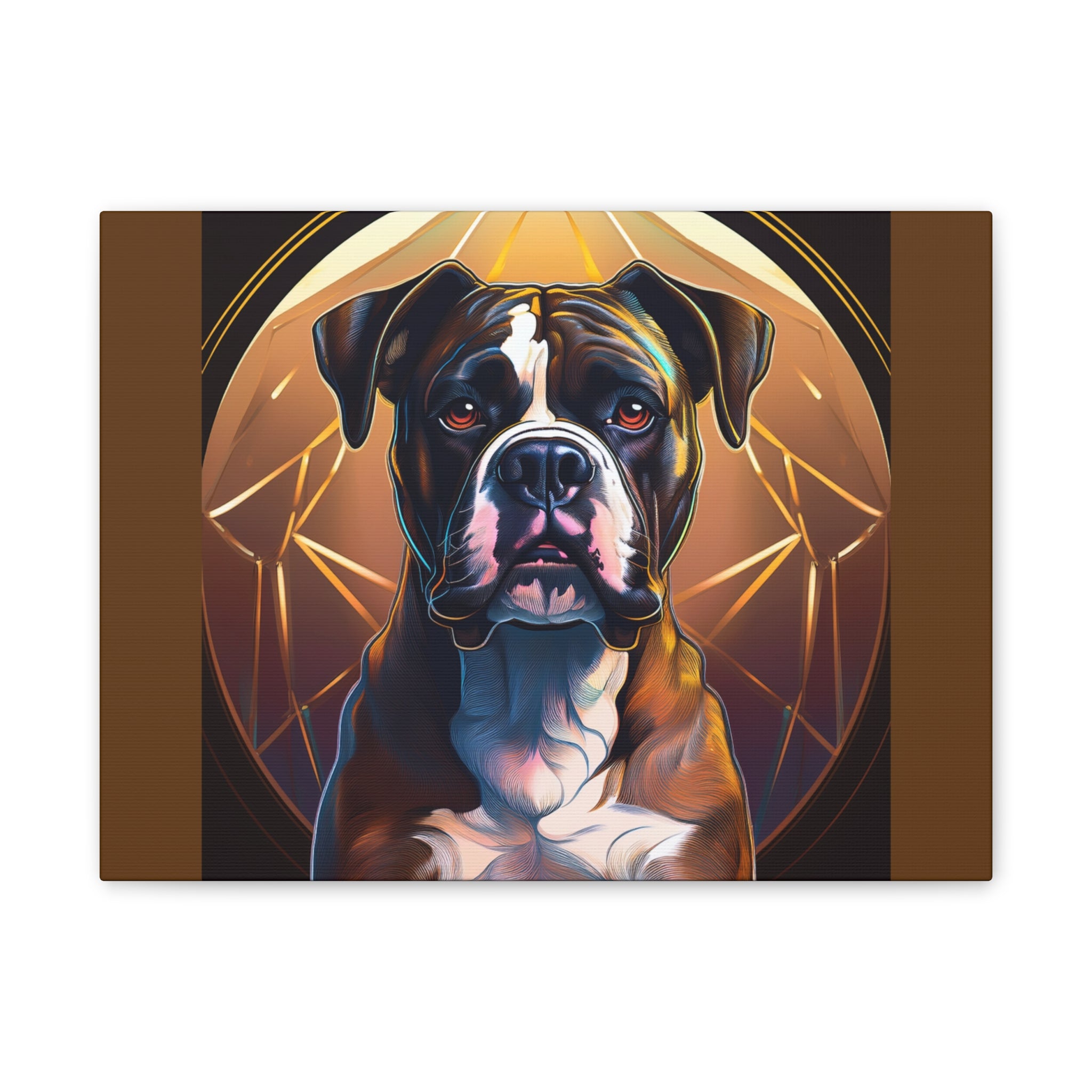 Brindle Gold Canvas Painting