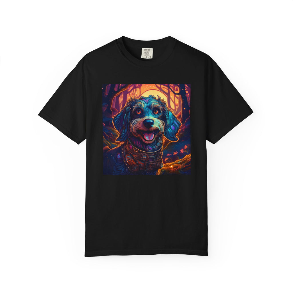 Steampunk Dachshund Unisex Garment-Dyed T-shirt