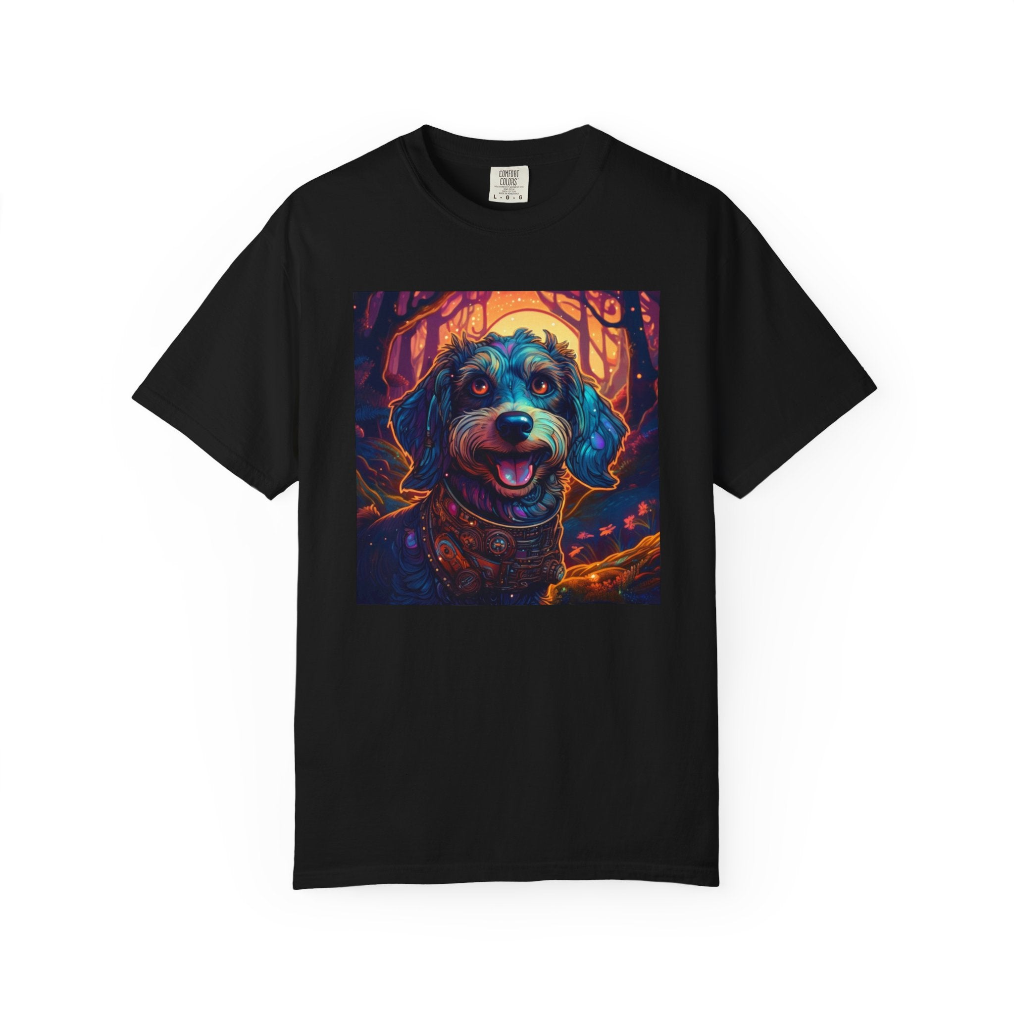 Steampunk Dachshund Unisex Garment-Dyed T-shirt