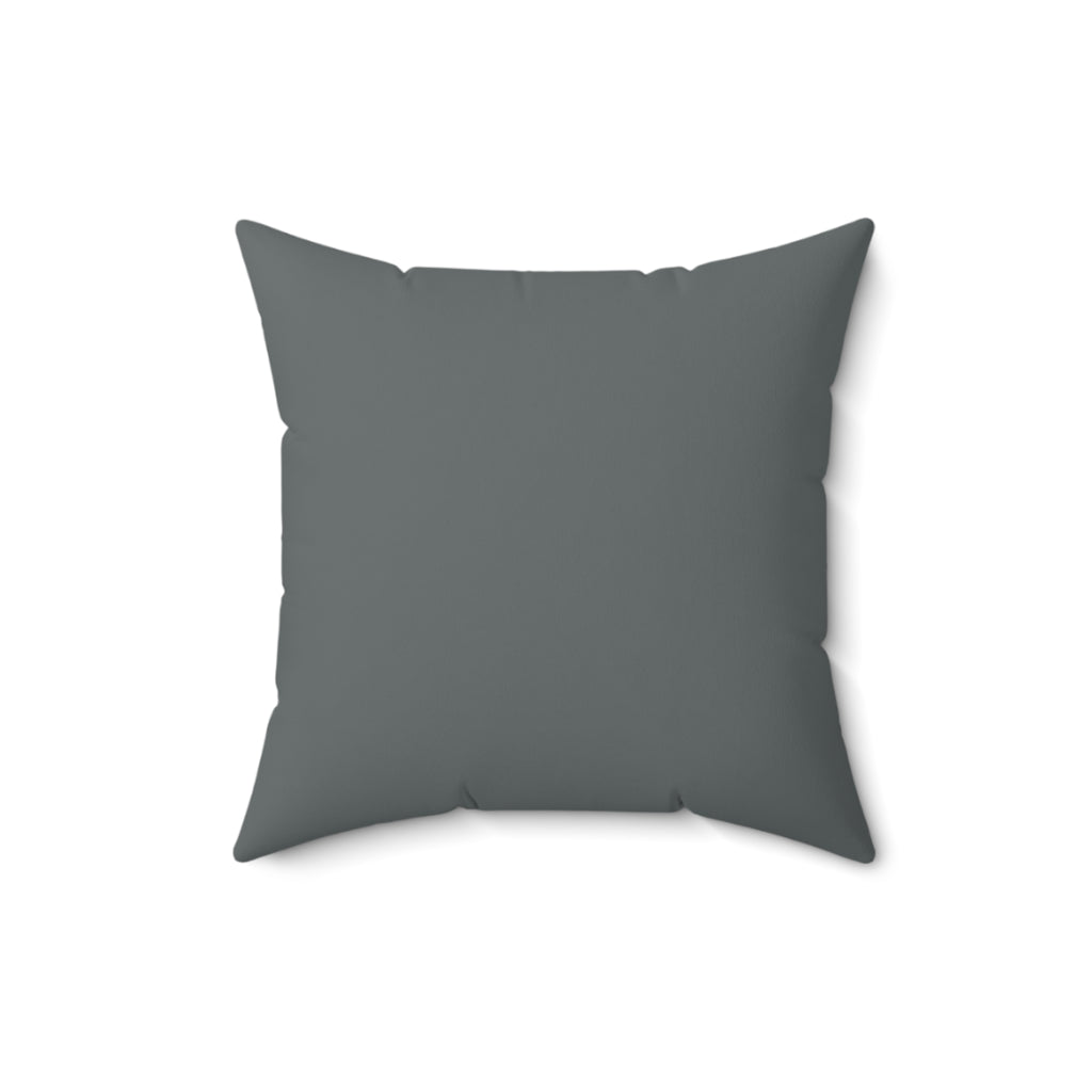 Electric Rainbow Dog Paw Polyester Square Pillow