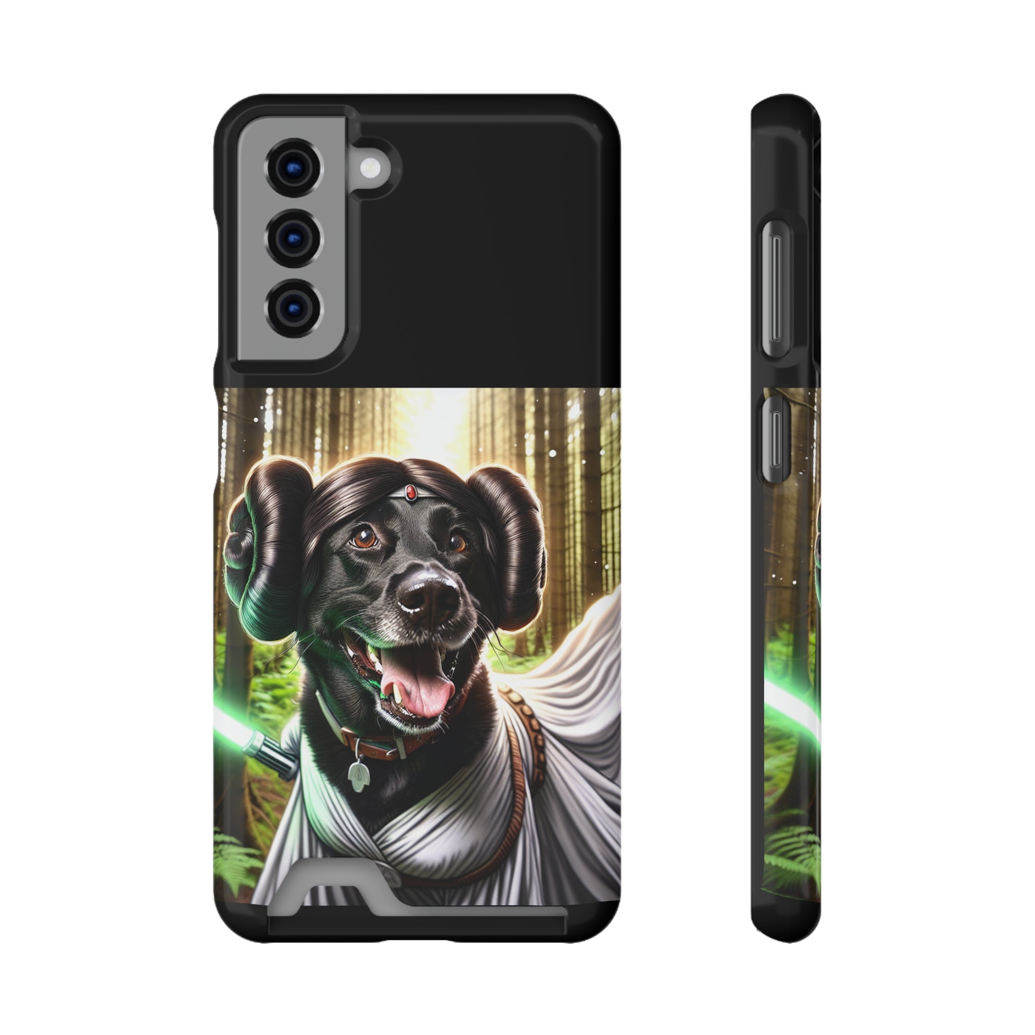 Galaxy Princess Phone Case with Card Holder