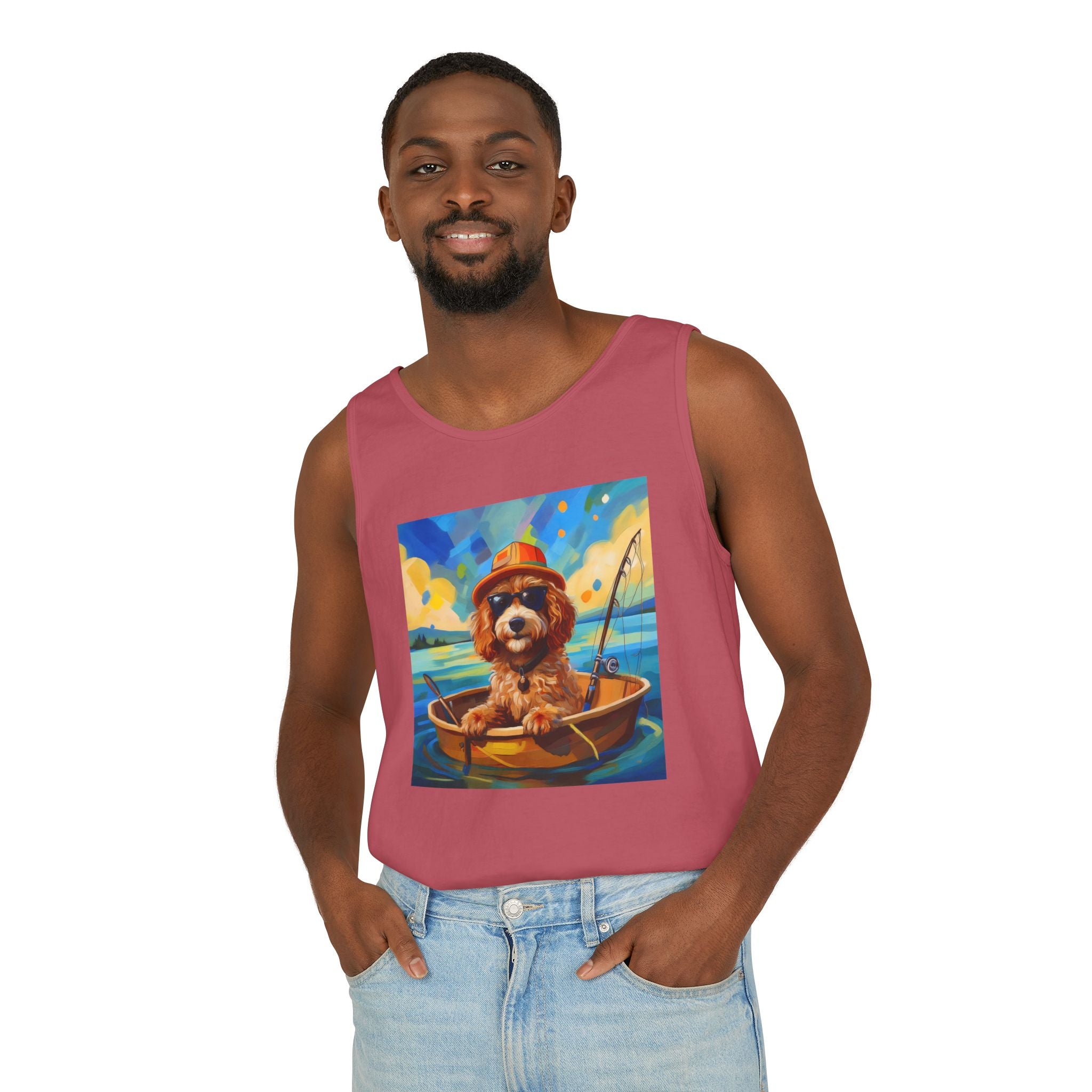 Doodle Fishing Tank Top