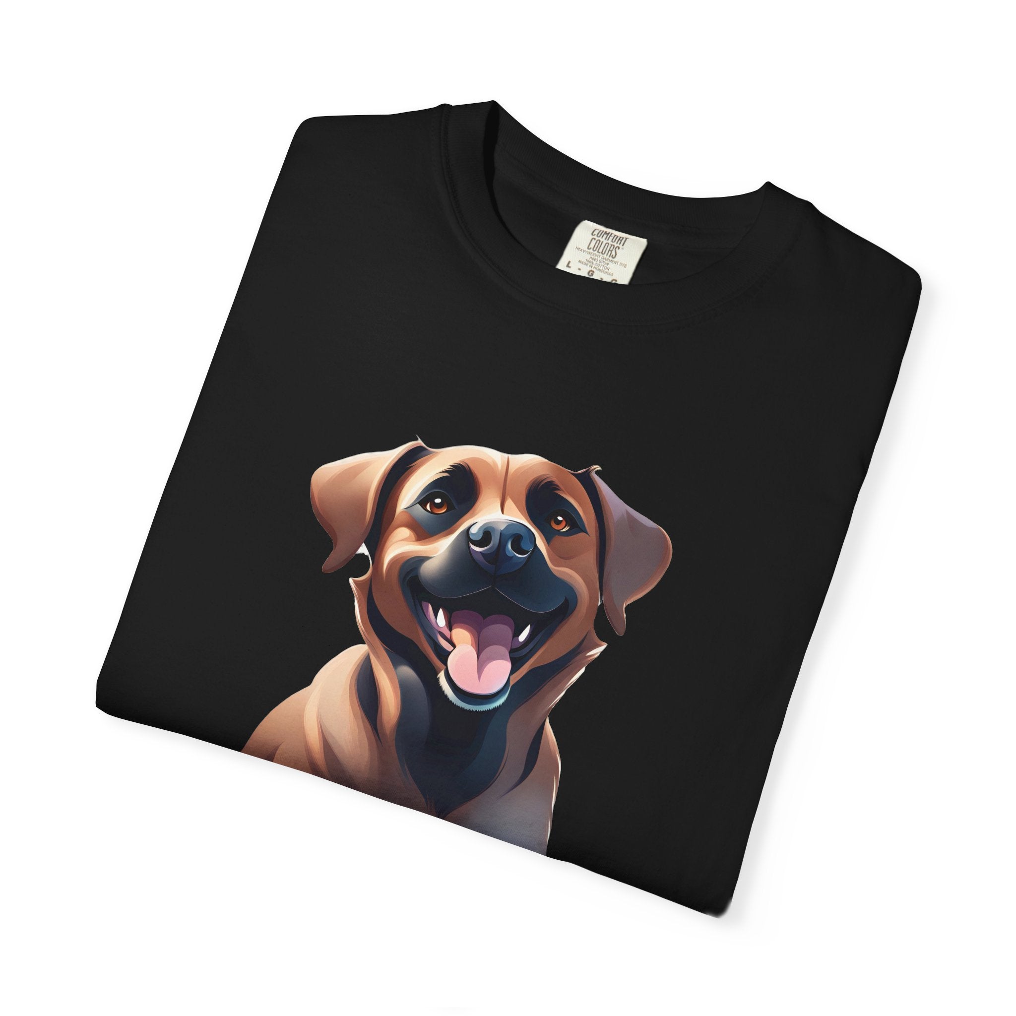 Black Mouth Cur Garment-Dyed T-shirt