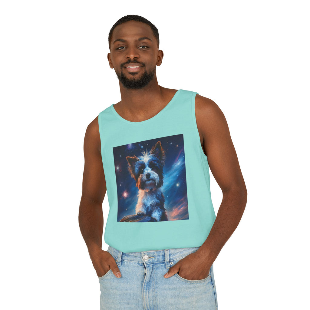 Biewer Terrier Stary Night Unisex Tank Top